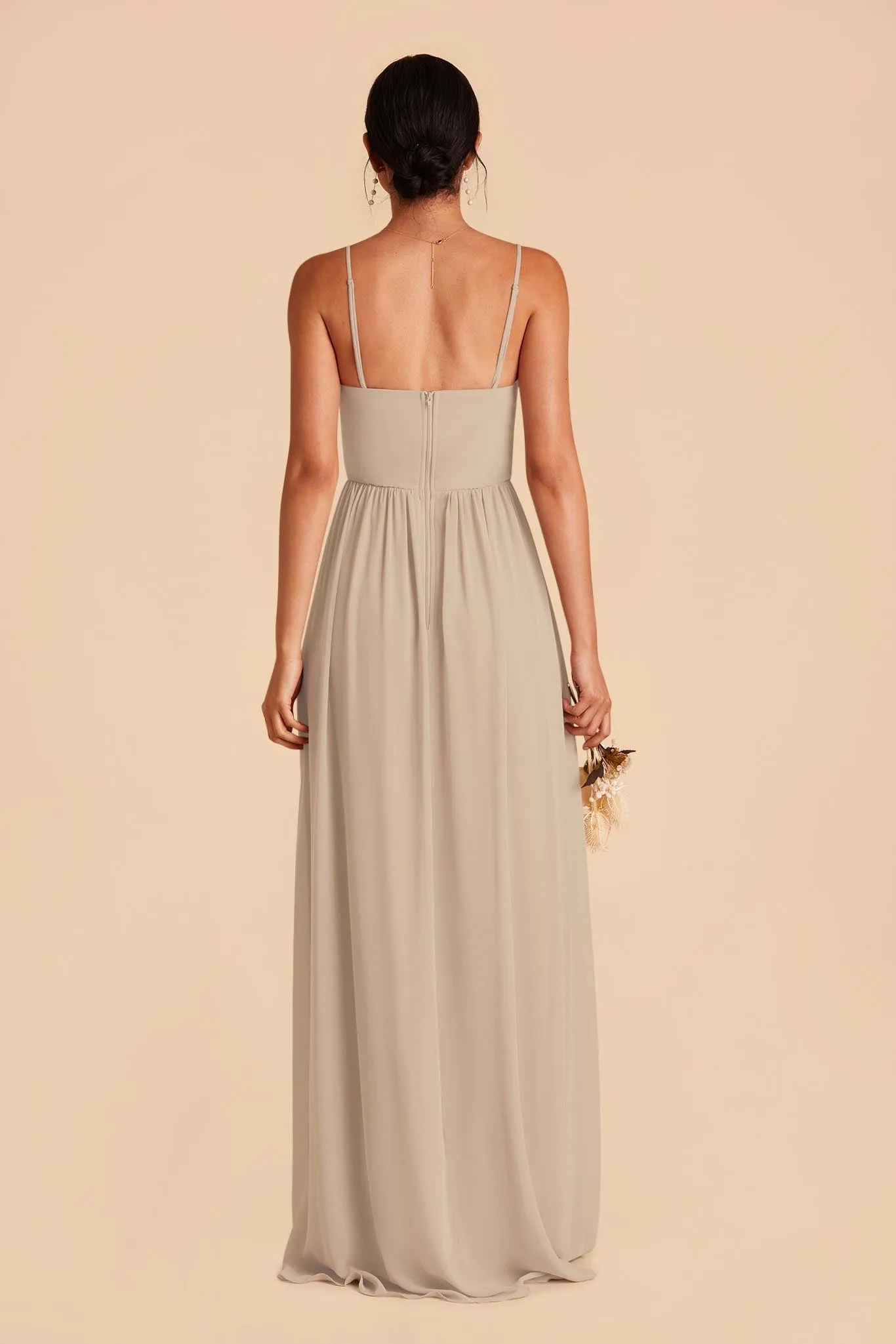 August Chiffon Dress - Almond sold by Birdy Grey product image thumbnail 5