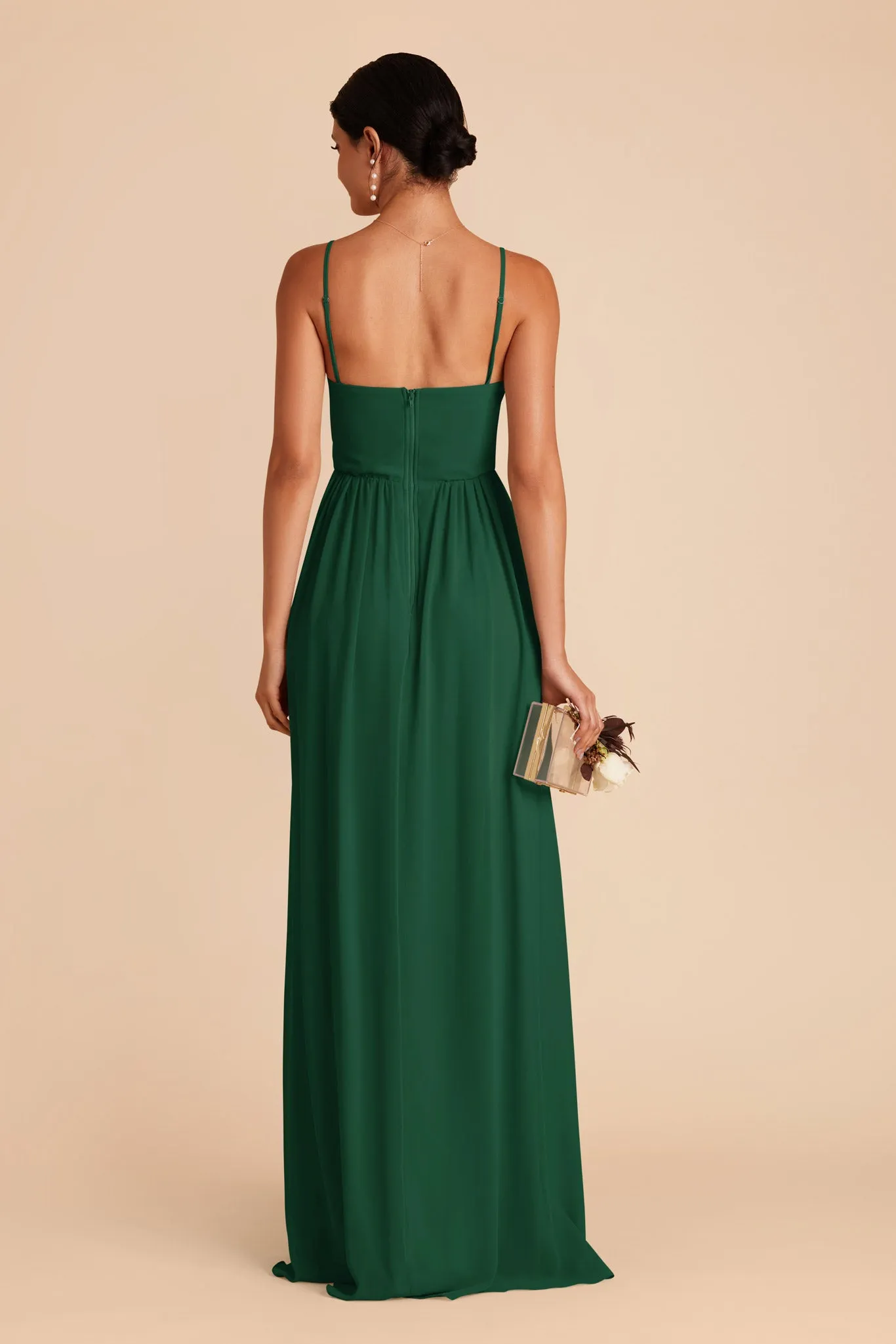 August Chiffon Dress - Forest Green sold by Birdy Grey product image thumbnail 5