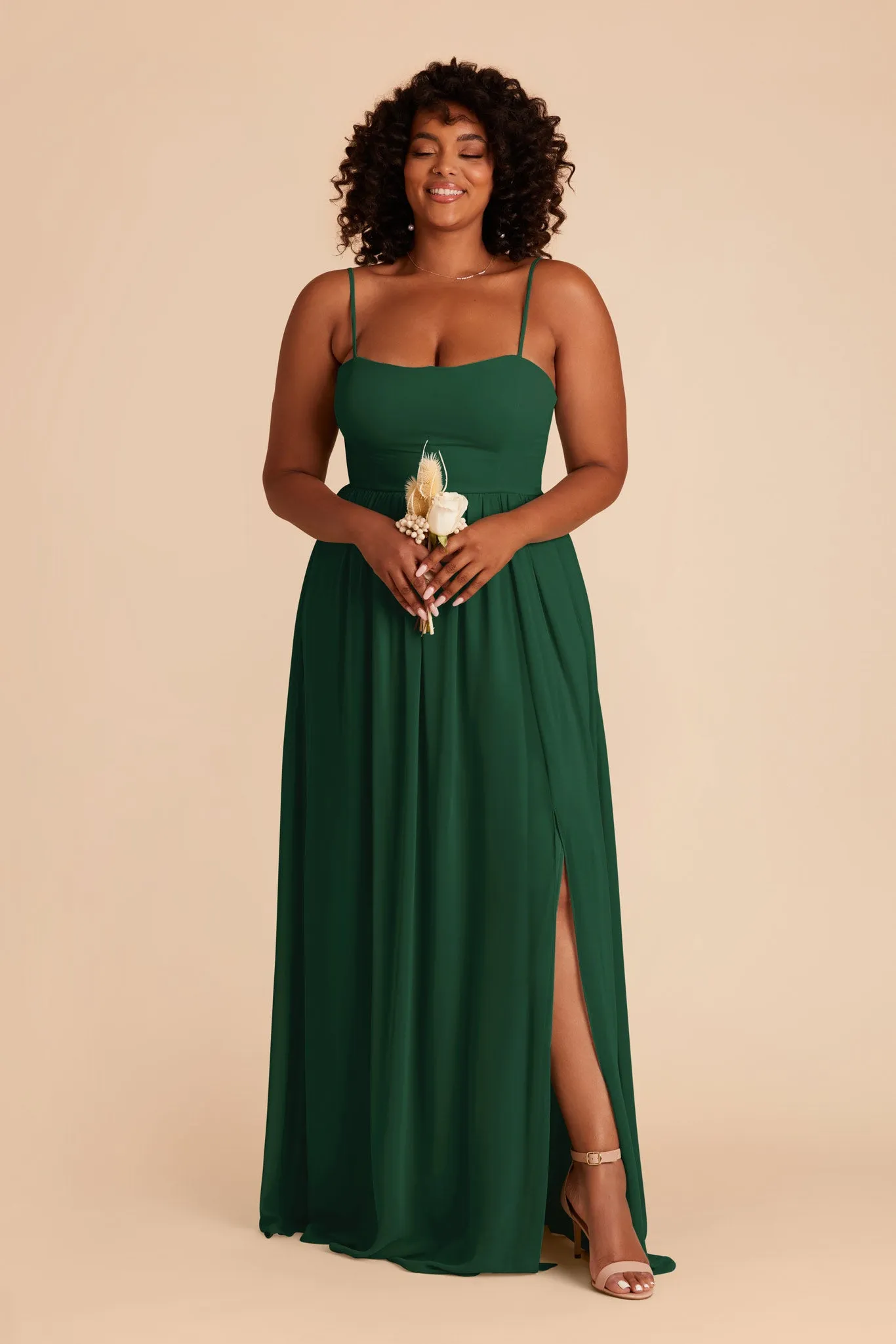 August Chiffon Dress - Forest Green sold by Birdy Grey product image thumbnail 2