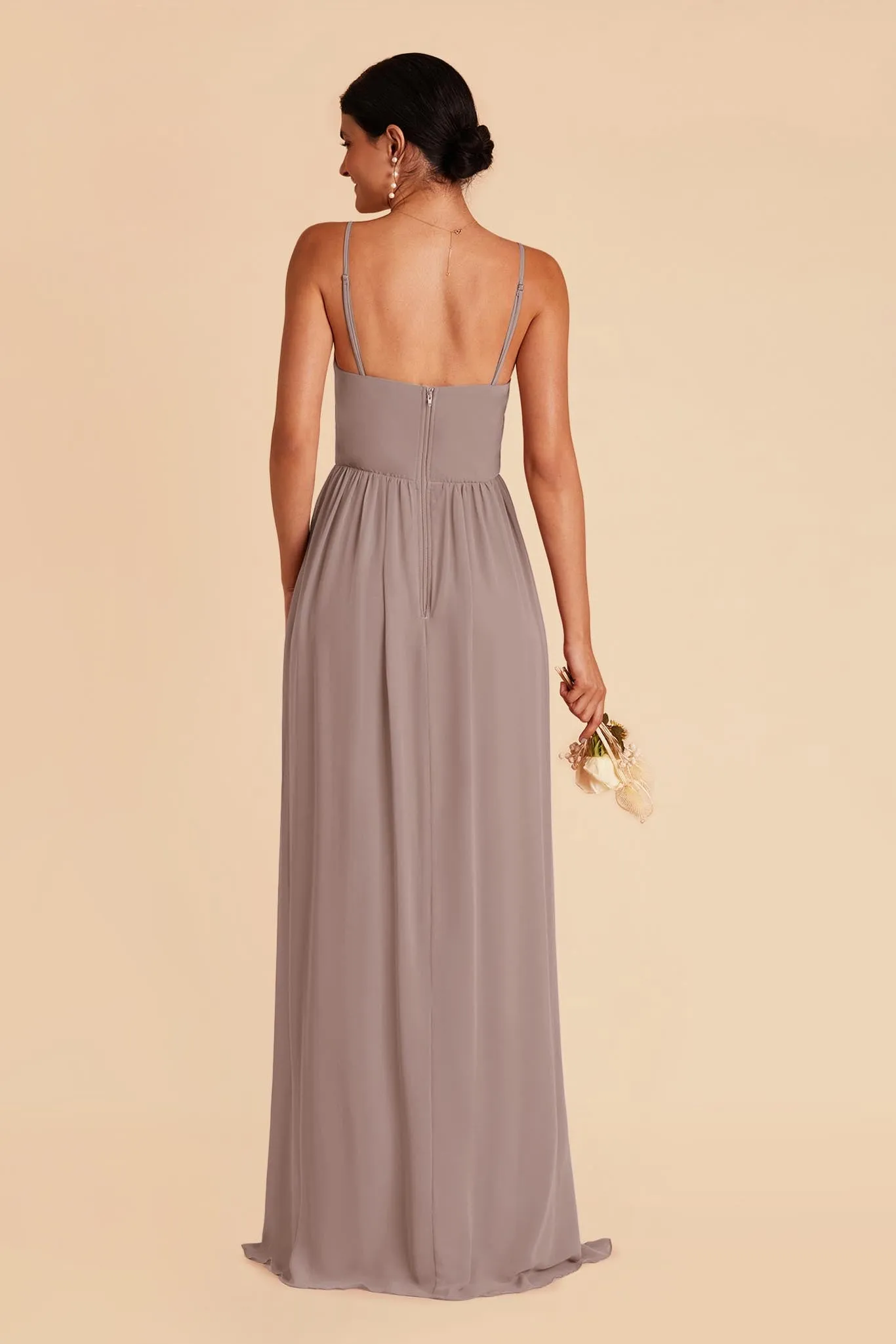 August Chiffon Dress - Toffee sold by Birdy Grey product image thumbnail 5