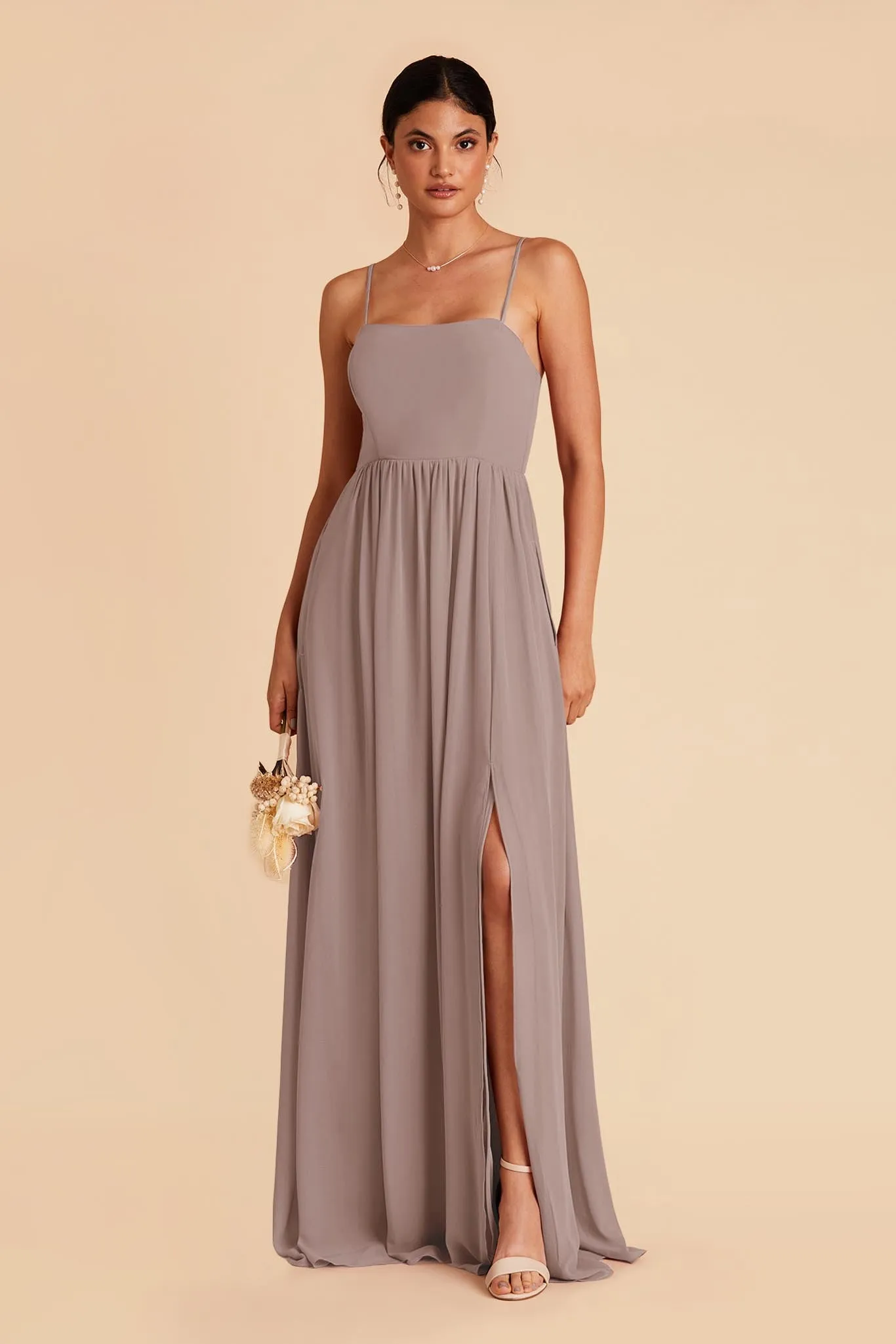 August Chiffon Dress - Toffee sold by Birdy Grey product image thumbnail 4