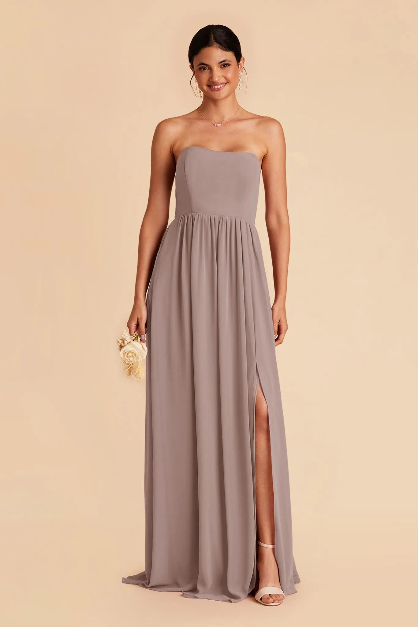 August Chiffon Dress - Toffee sold by Birdy Grey product image thumbnail 3