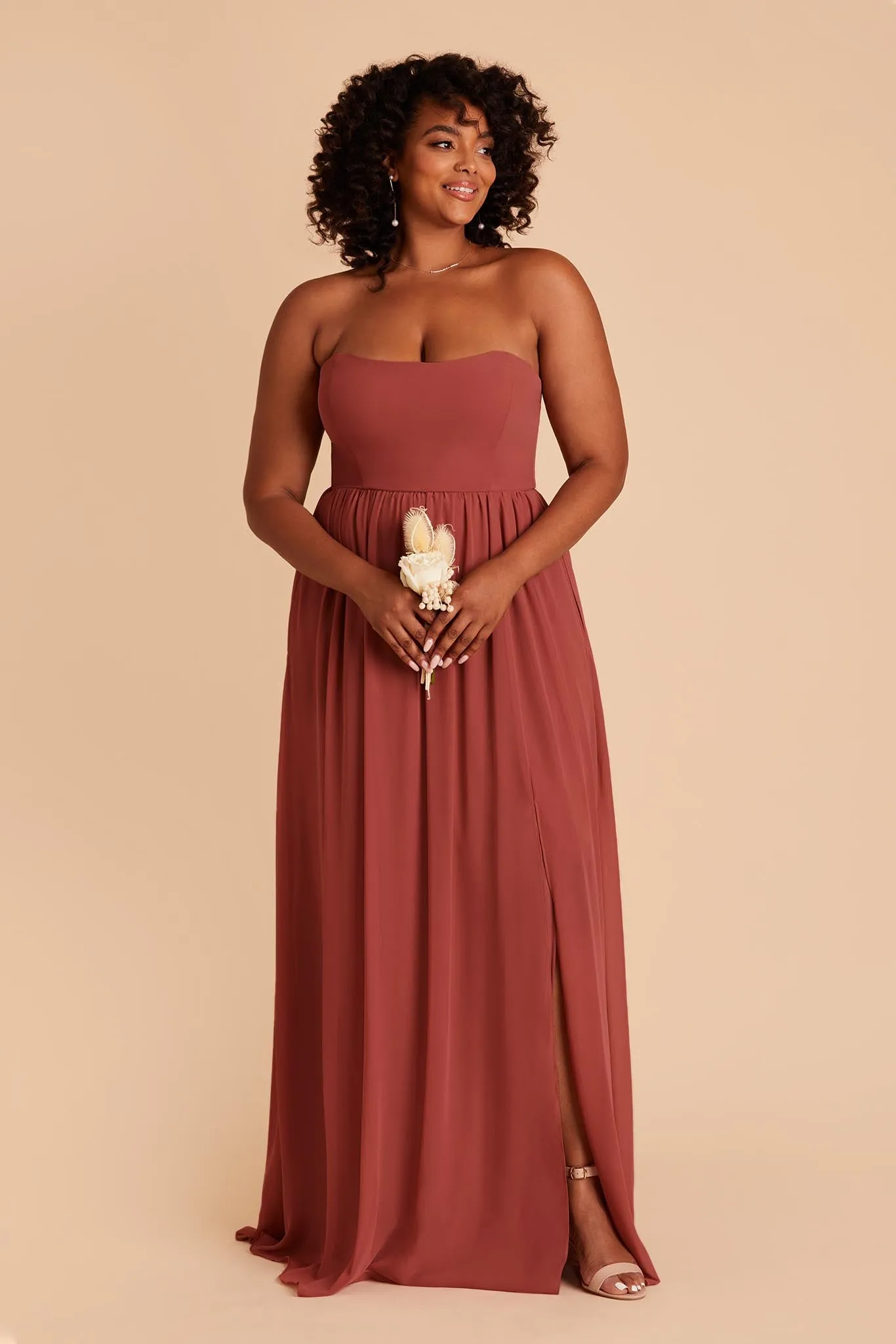 August Chiffon Dress - Spice sold by Birdy Grey product image thumbnail 2