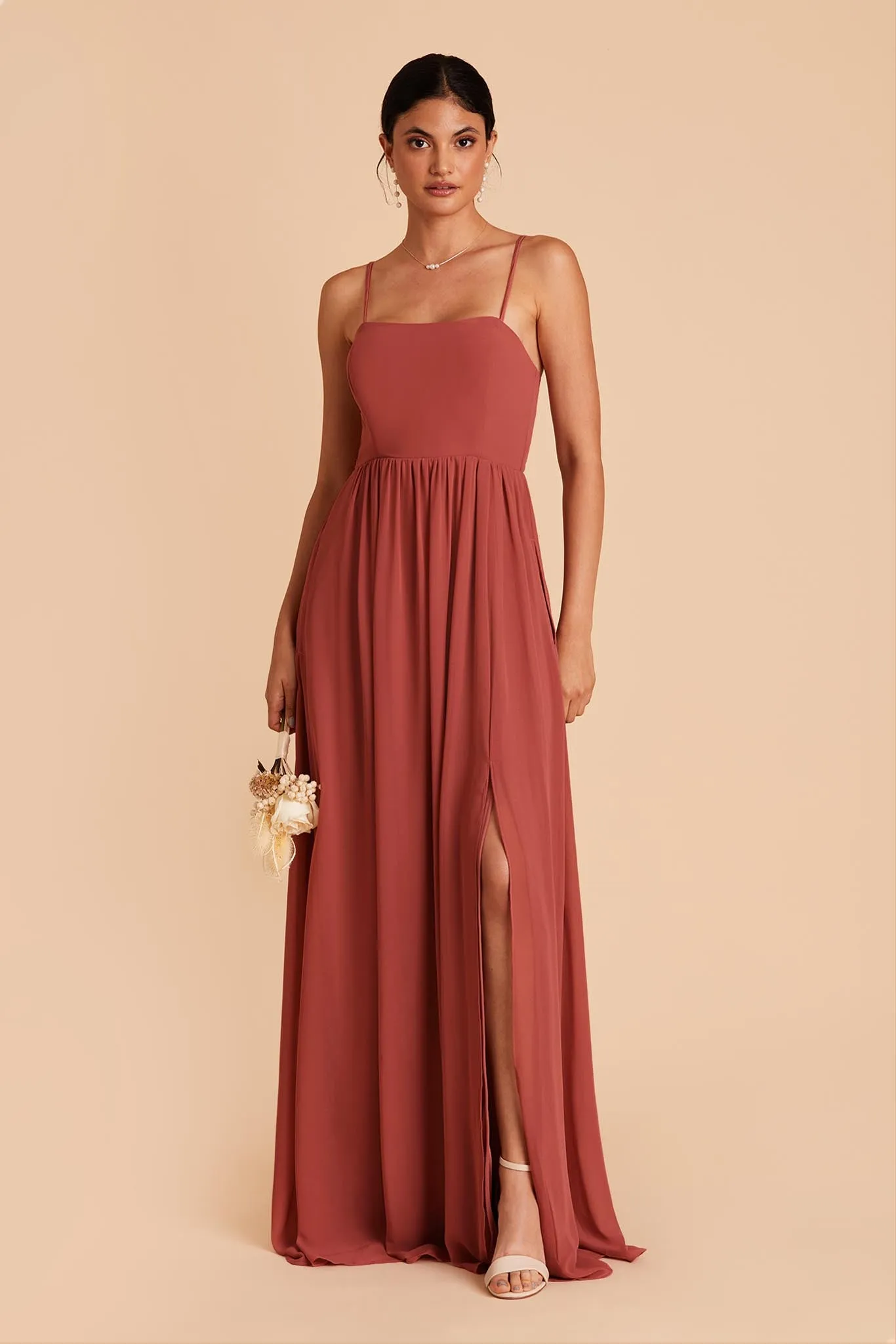 August Chiffon Dress - Spice sold by Birdy Grey product image thumbnail 4