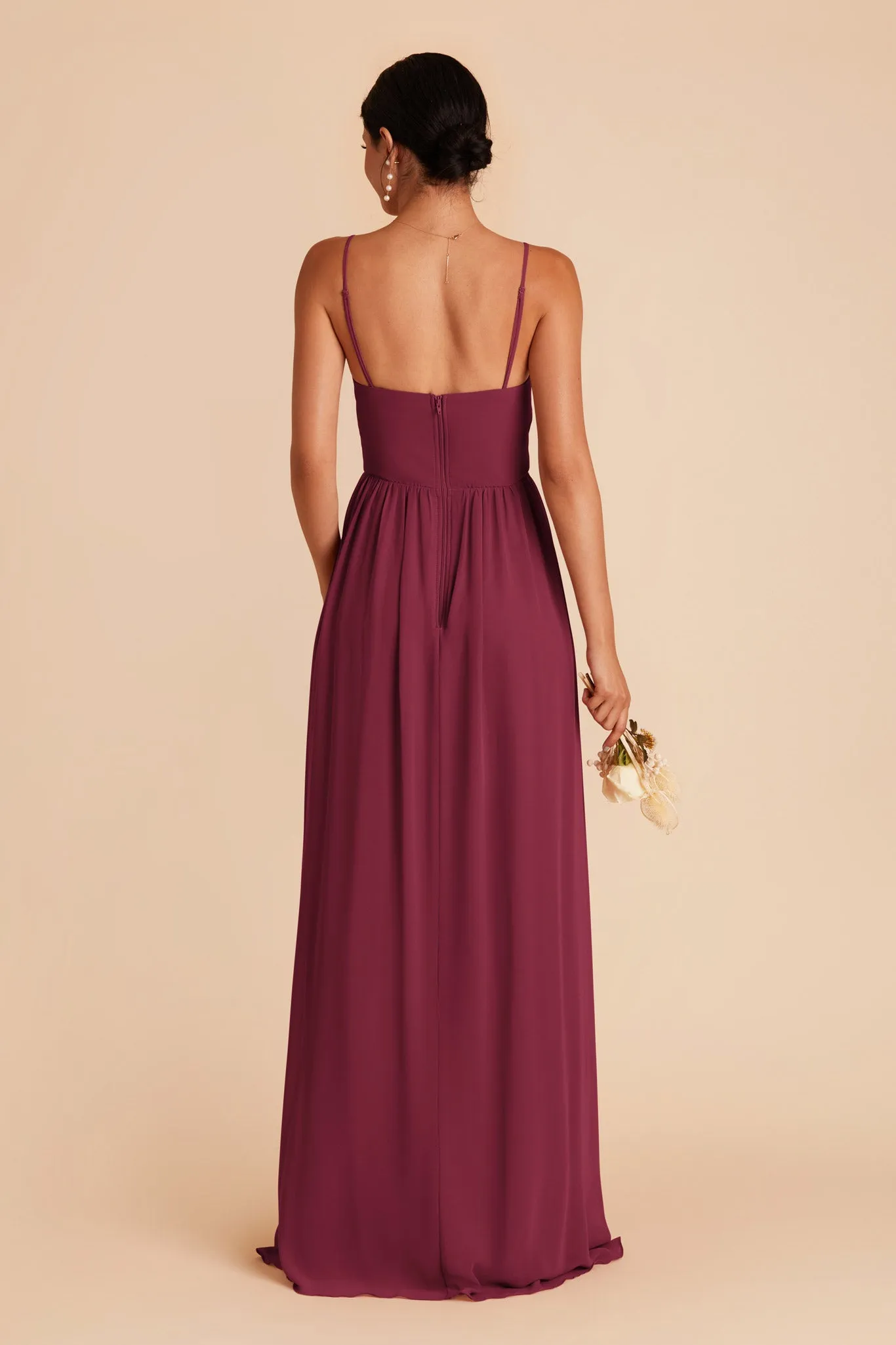 August Chiffon Dress - Berry sold by Birdy Grey product image thumbnail 5