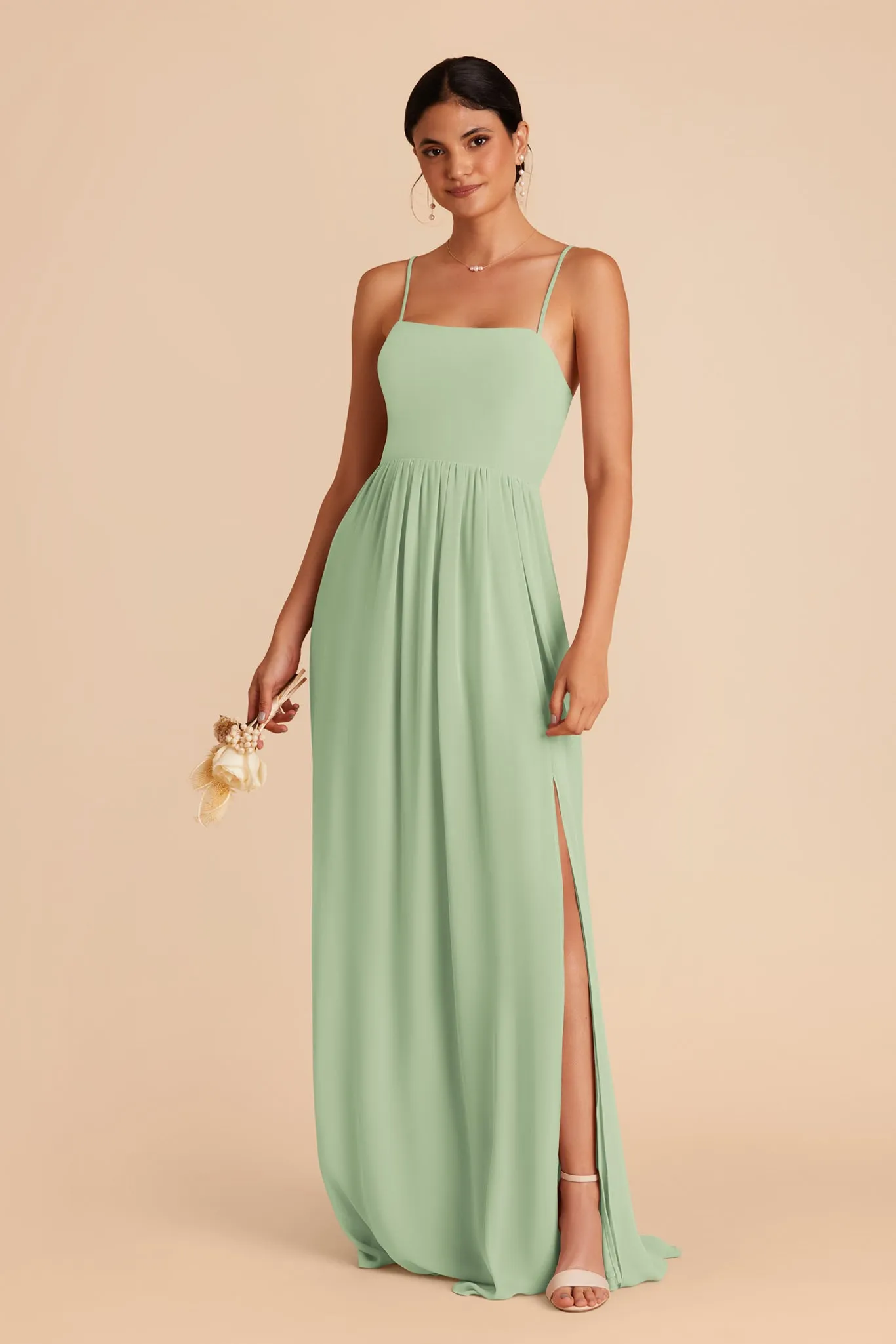 August Chiffon Dress - Pistachio sold by Birdy Grey product image thumbnail 5