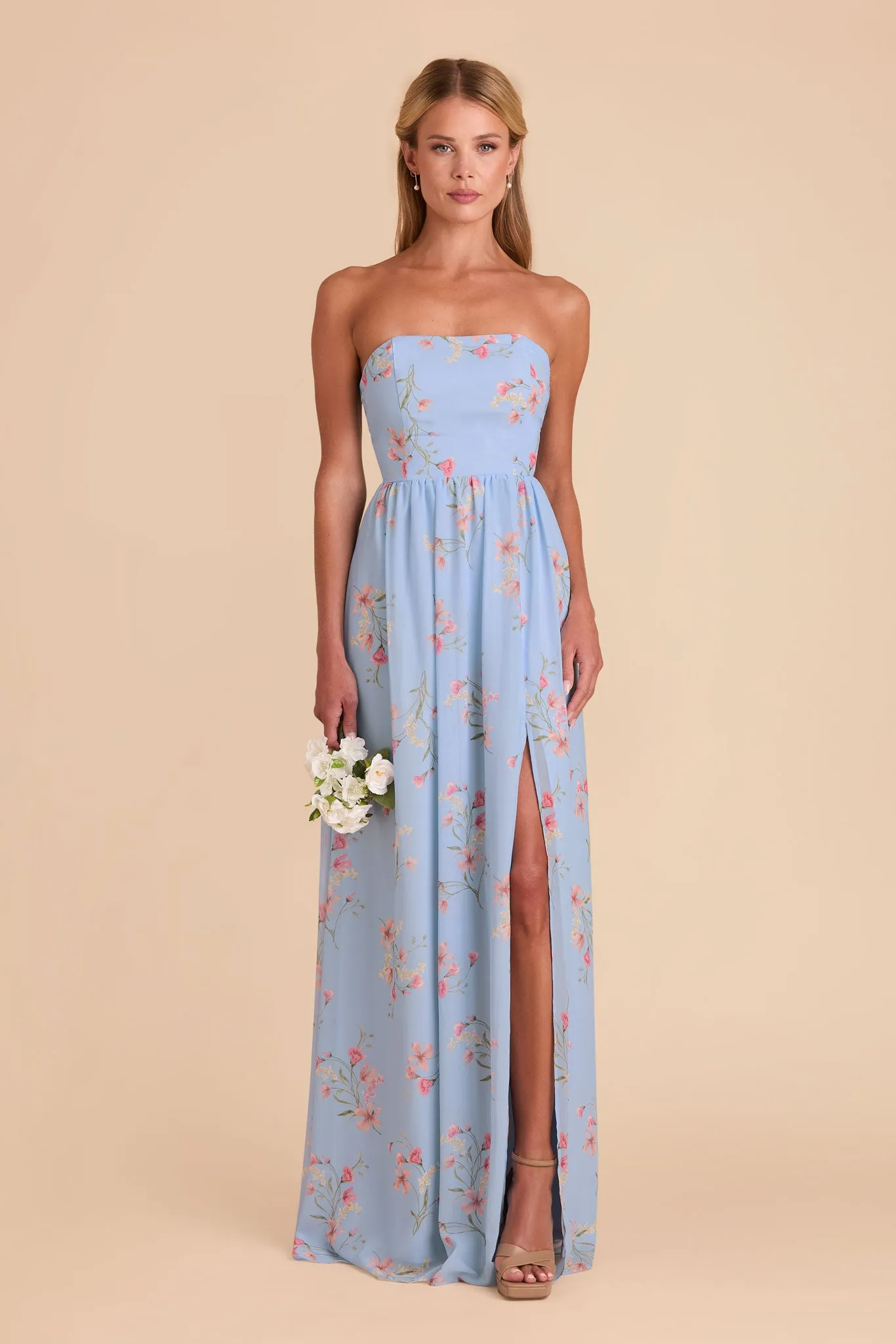 August Chiffon Dress - Periwinkle Blue Le Fleur sold by Birdy Grey product image thumbnail 2