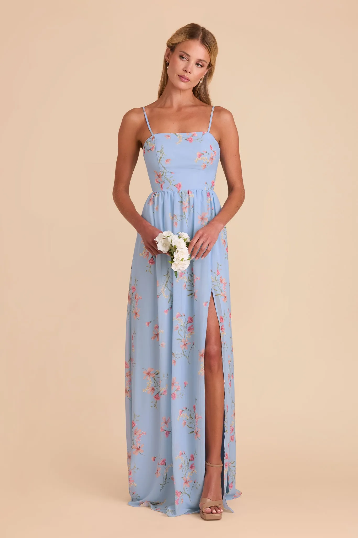 August Chiffon Dress - Periwinkle Blue Le Fleur sold by Birdy Grey product image thumbnail 4