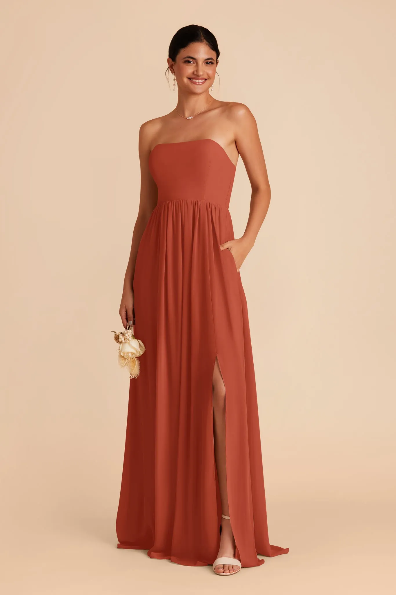 August Chiffon Dress - Auburn sold by Birdy Grey product image thumbnail 5