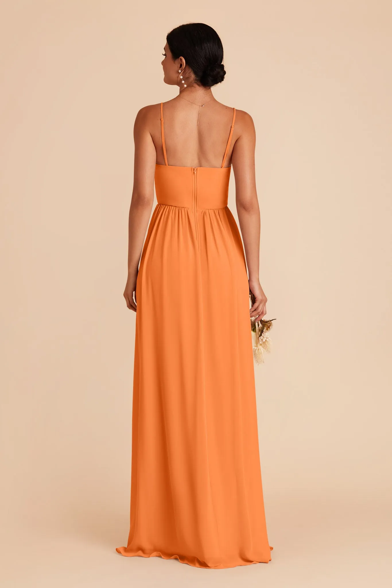 August Chiffon Dress - Apricot sold by Birdy Grey product image thumbnail 5