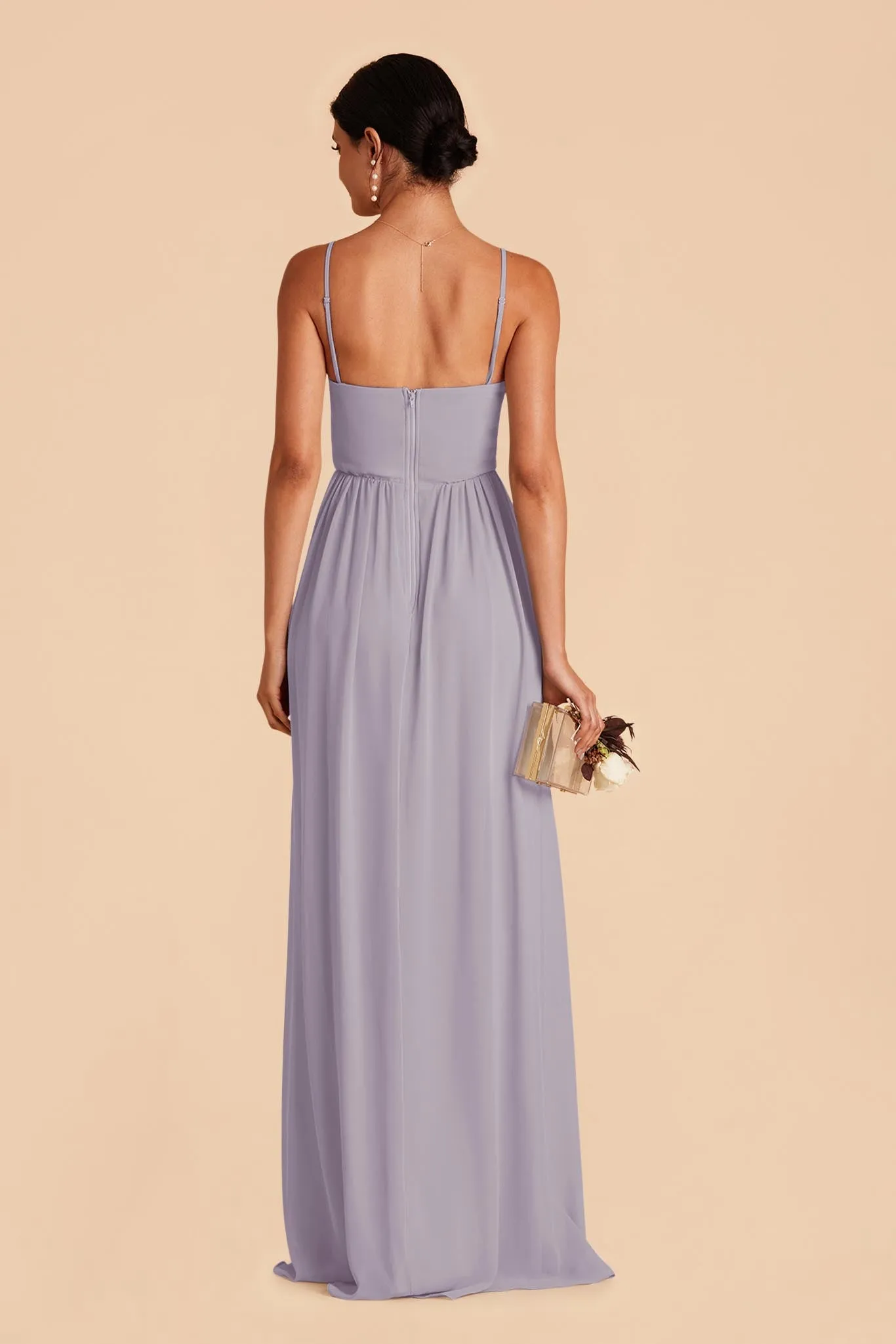 August Chiffon Dress - Dusty Lilac sold by Birdy Grey product image thumbnail 5