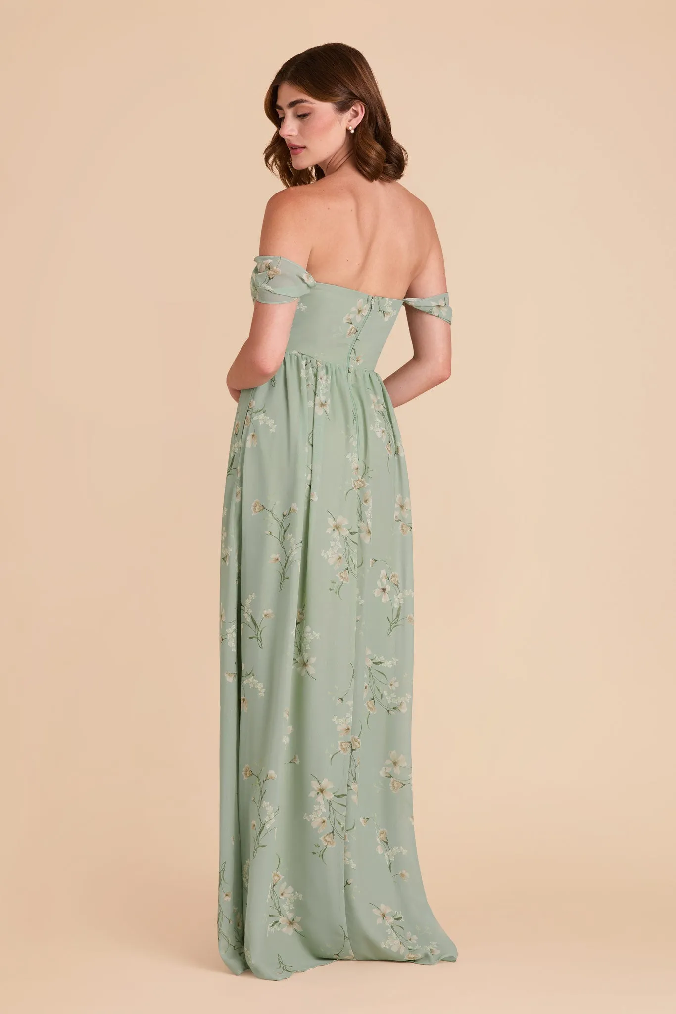 August Chiffon Dress - Sage Le Fleur sold by Birdy Grey product image thumbnail 5