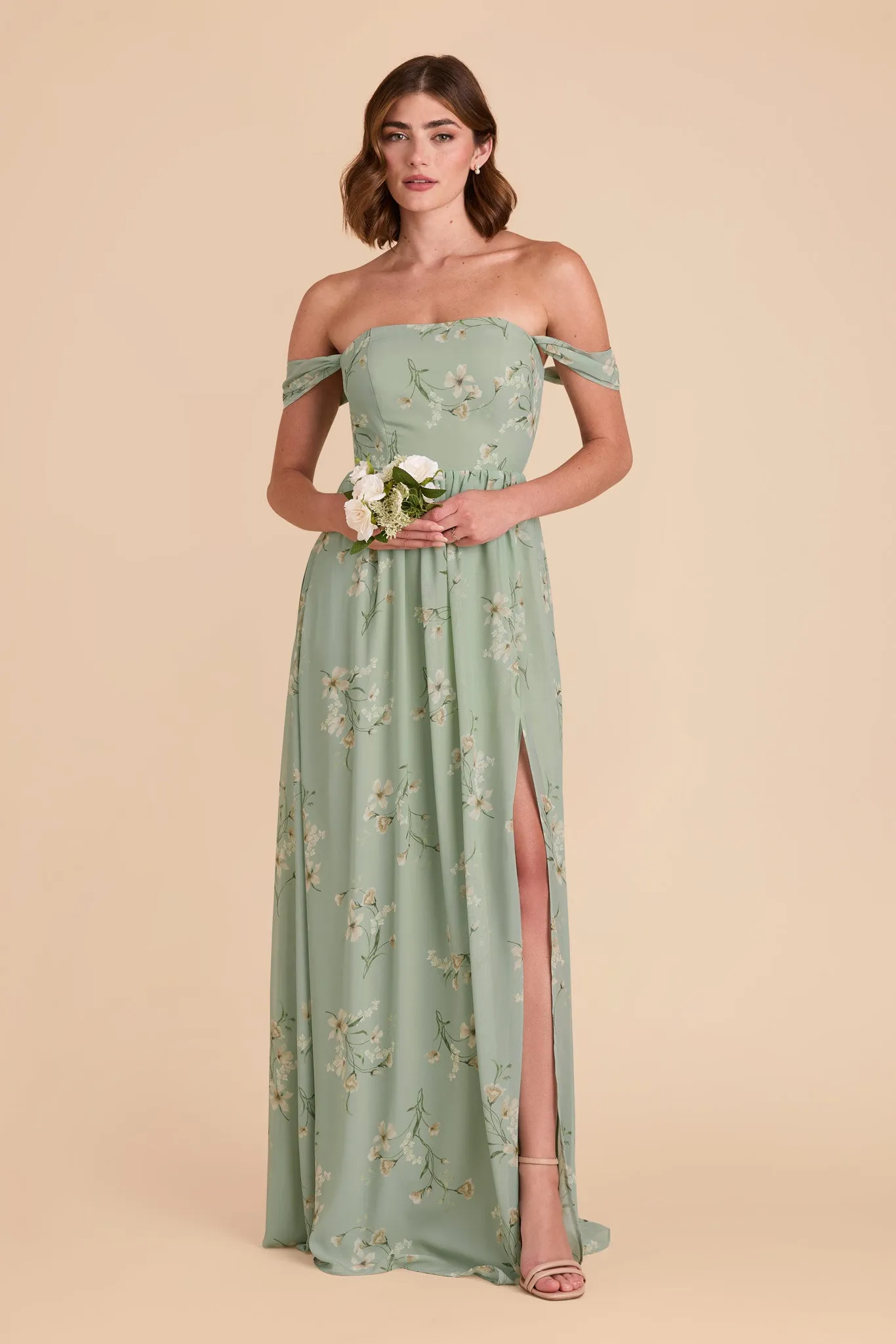 August Chiffon Dress - Sage Le Fleur sold by Birdy Grey product image thumbnail 2