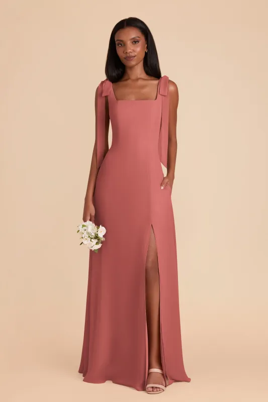 Alex Chiffon Dress - Wild Rose sold by Birdy Grey