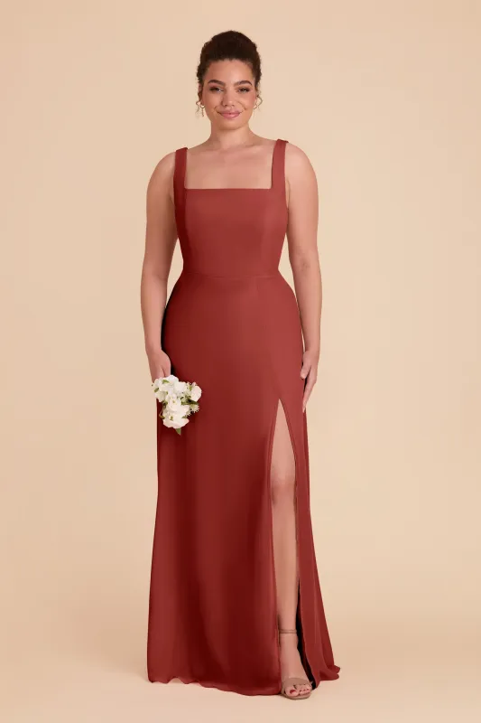 Alex Chiffon Dress - Spice sold by Birdy Grey