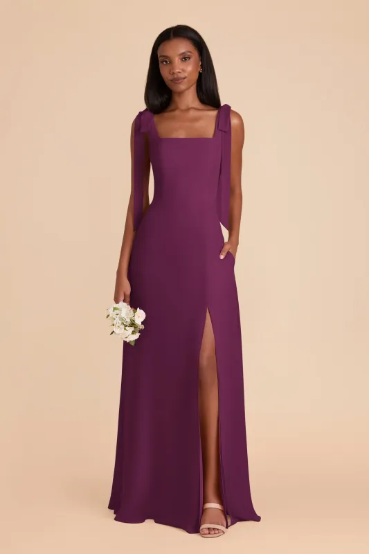 Alex Chiffon Dress - Fig sold by Birdy Grey