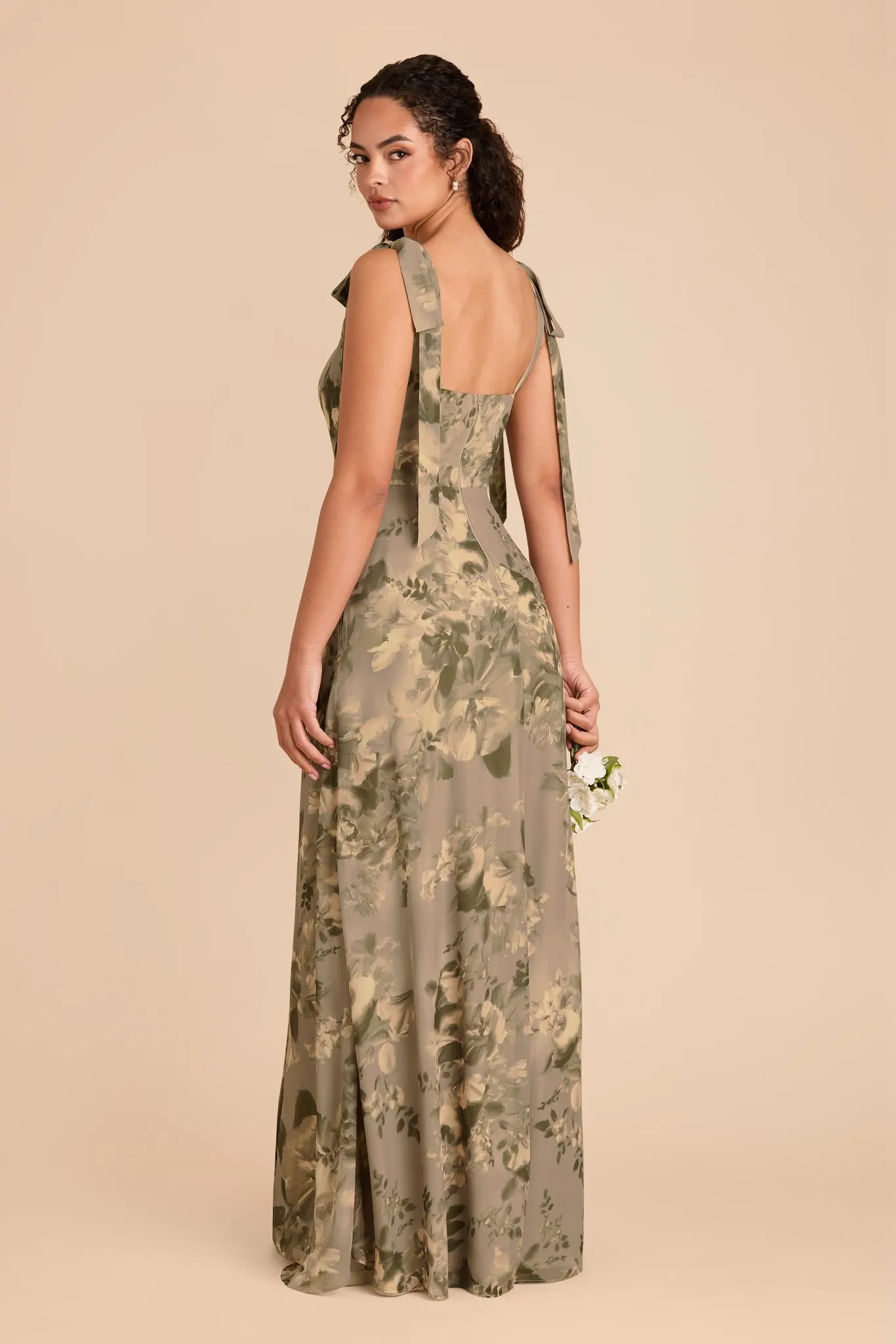 Alex Chiffon Dress - Doe Painted Botanics sold by Birdy Grey product image thumbnail 5