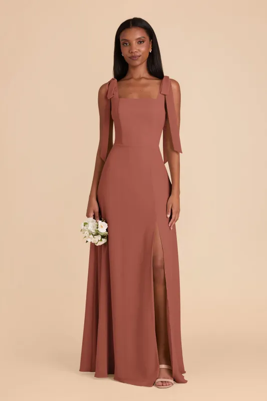 Alex Chiffon Dress - Desert Rose sold by Birdy Grey