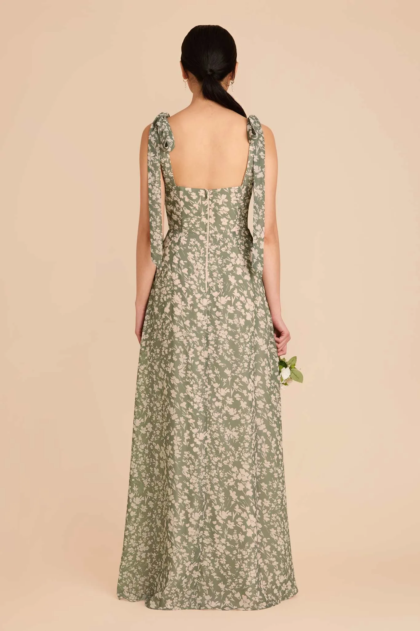 Alex Chiffon Dress - Thyme Dreamy Floral sold by Birdy Grey product image thumbnail 5