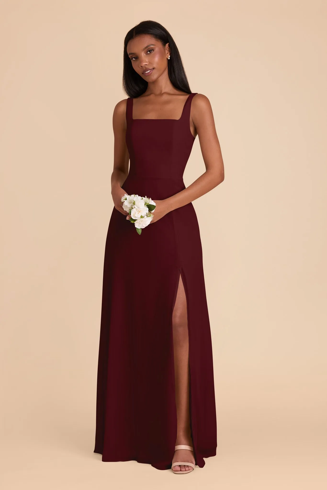 Alex Chiffon Dress - Cabernet sold by Birdy Grey product image thumbnail 4
