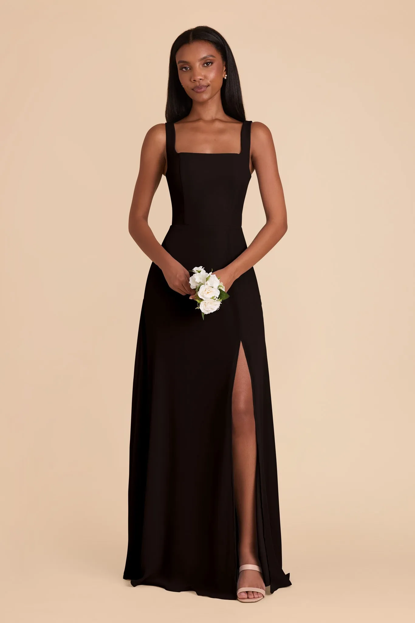 Alex Chiffon Dress - Black sold by Birdy Grey product image thumbnail 3