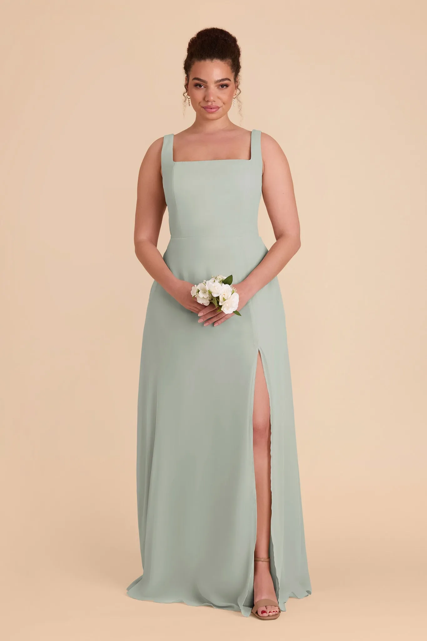 Alex Chiffon Dress - Sage sold by Birdy Grey product image thumbnail 2