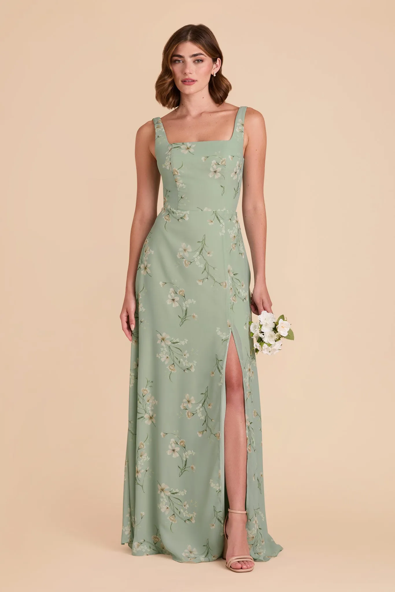 Alex Chiffon Dress - Sage Le Fleur sold by Birdy Grey product image thumbnail 2