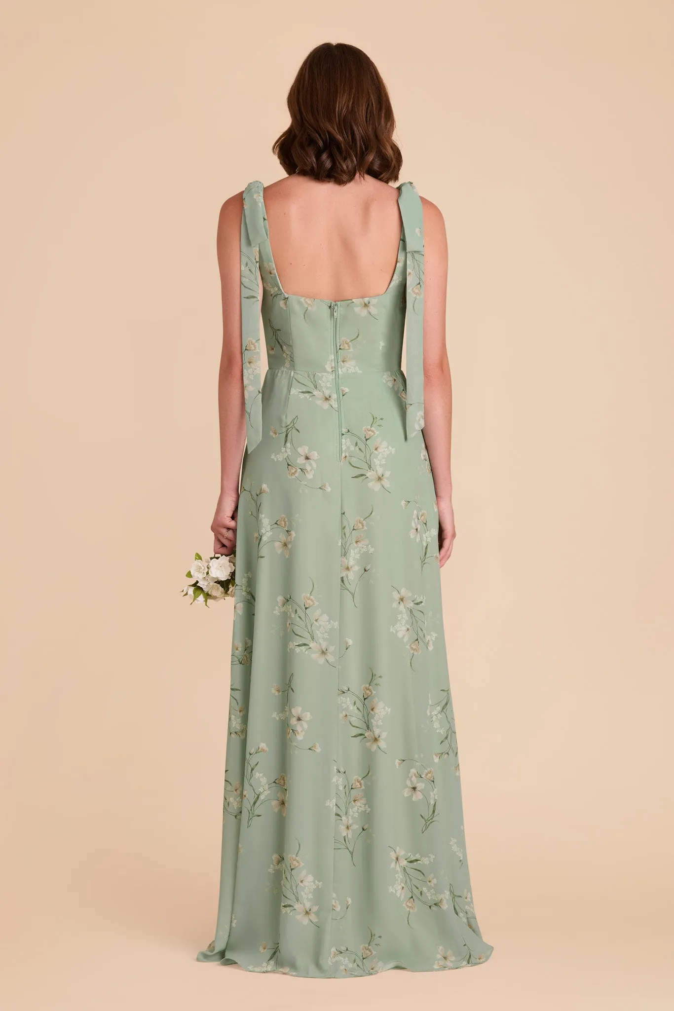 Alex Chiffon Dress - Sage Le Fleur sold by Birdy Grey product image thumbnail 5