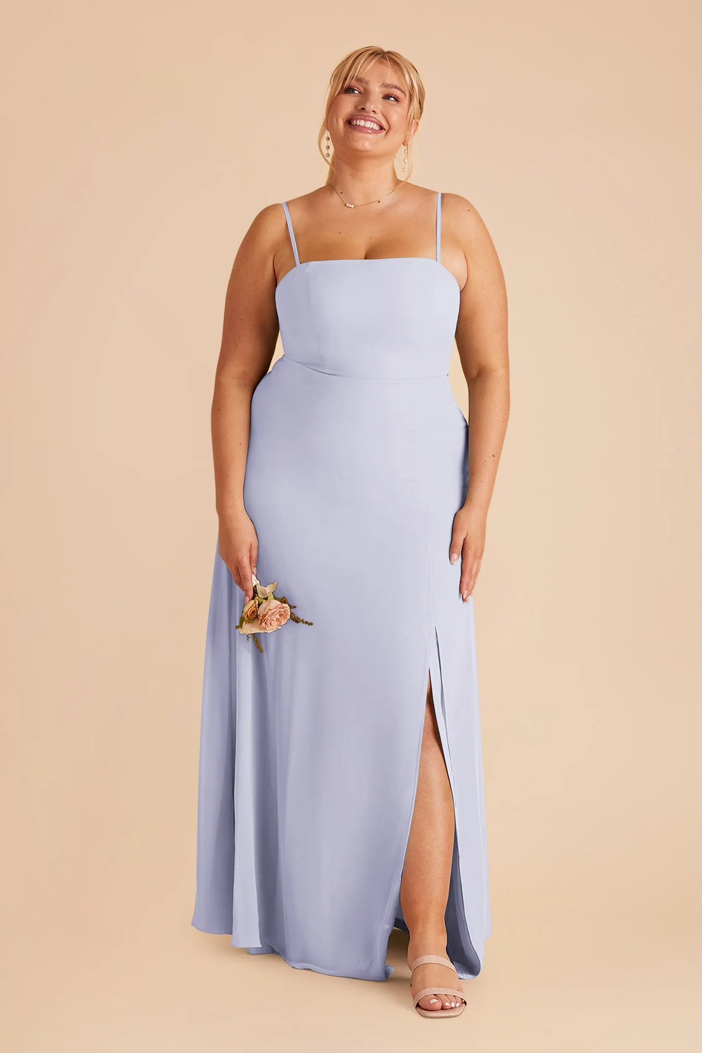 Chris Chiffon Dress - Periwinkle Blue sold by Birdy Grey product image thumbnail 2