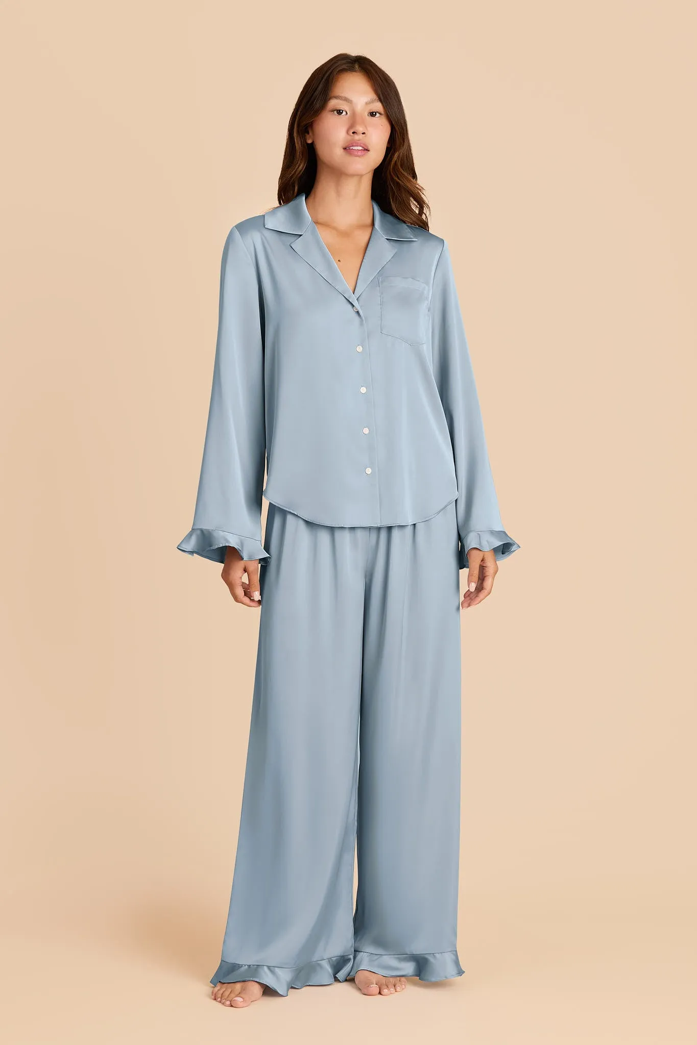 Emma Pajamas - Dusty Blue sold by Birdy Grey product image thumbnail 4