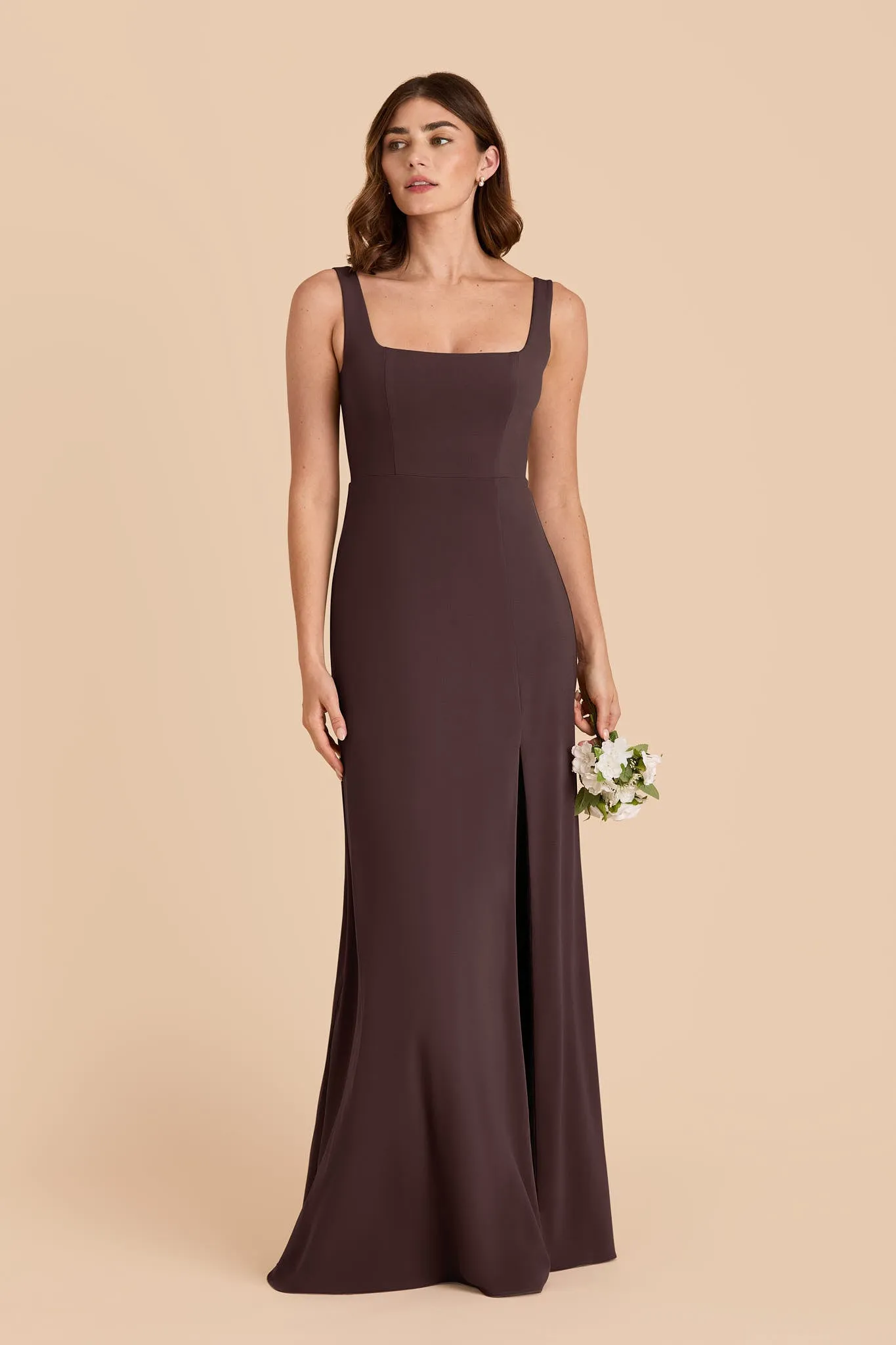 Alex Luxe Knit Dress - Espresso sold by Birdy Grey product image thumbnail 3