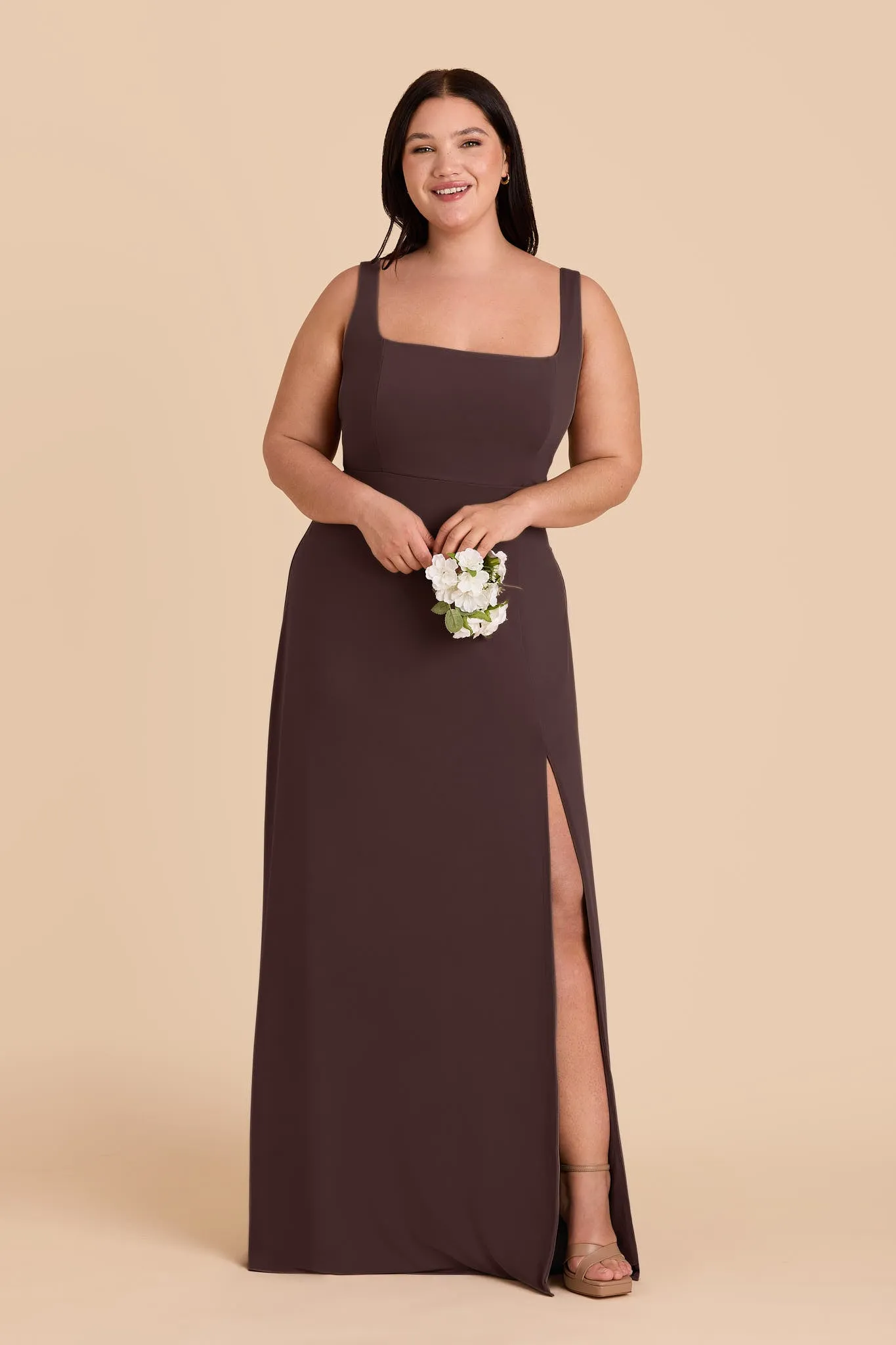 Alex Luxe Knit Dress - Espresso sold by Birdy Grey product image thumbnail 2