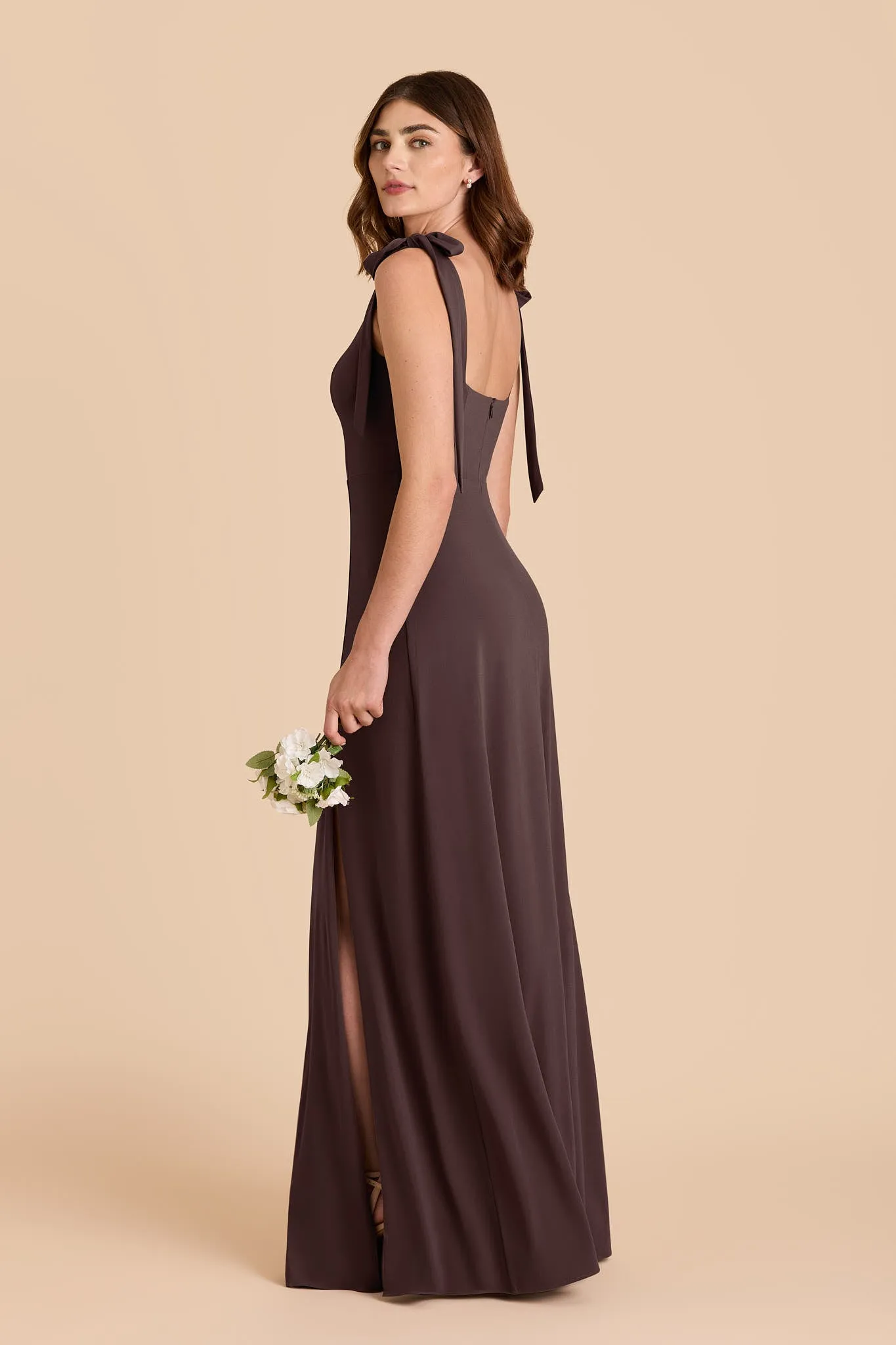 Alex Luxe Knit Dress - Espresso sold by Birdy Grey product image thumbnail 4