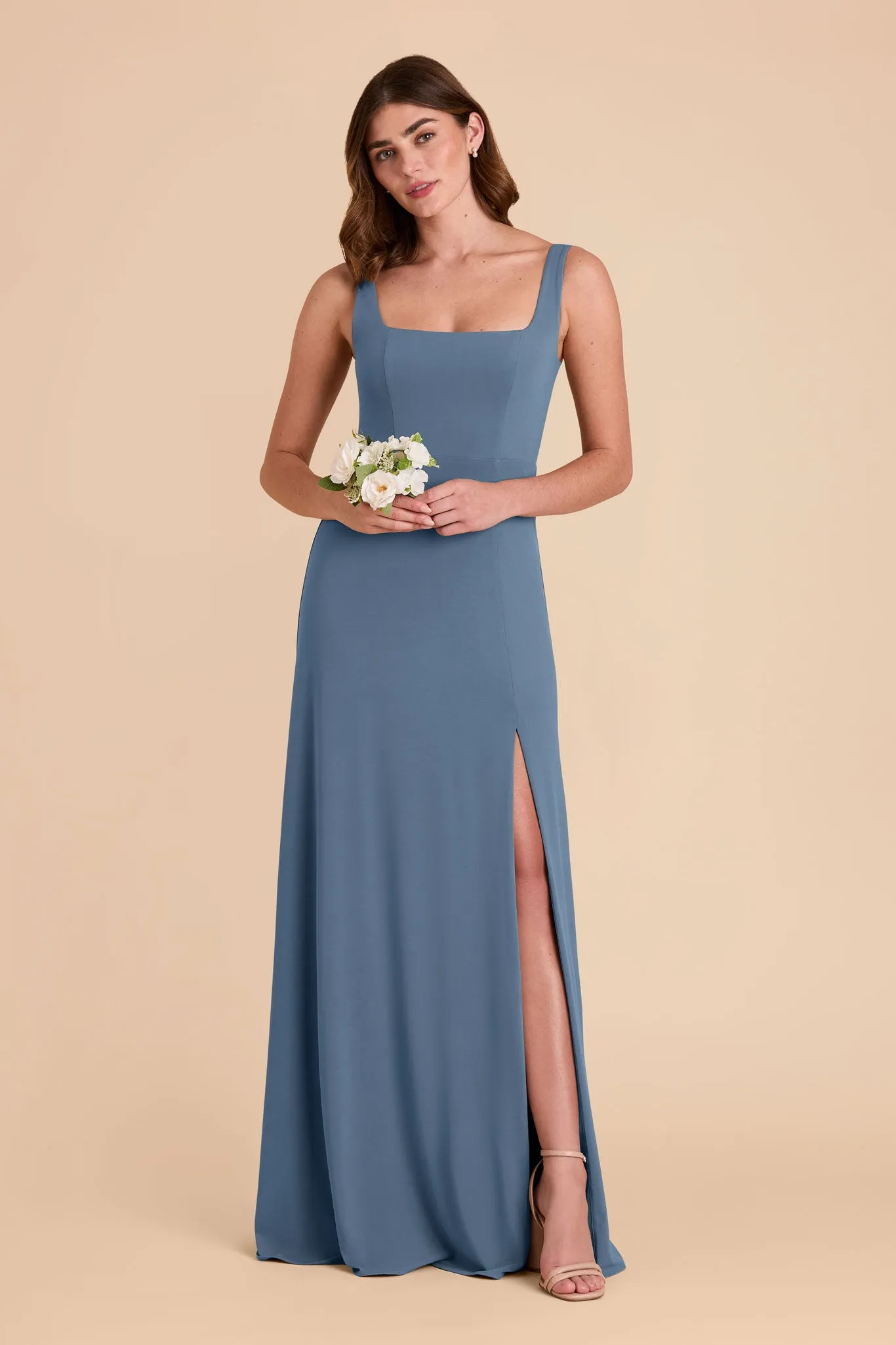 Alex Luxe Knit Dress - French Blue sold by Birdy Grey product image thumbnail 4