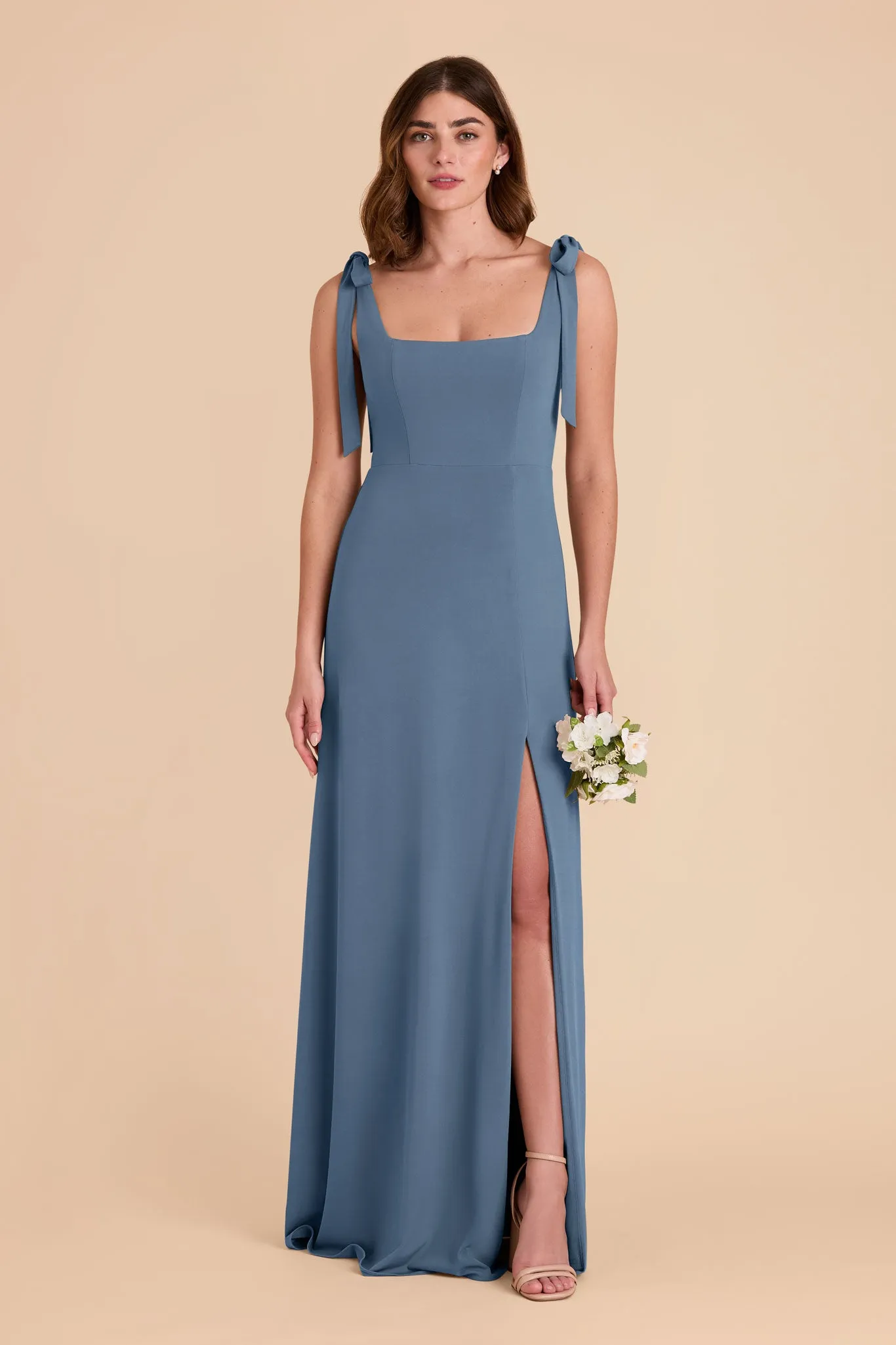 Alex Luxe Knit Dress - French Blue sold by Birdy Grey