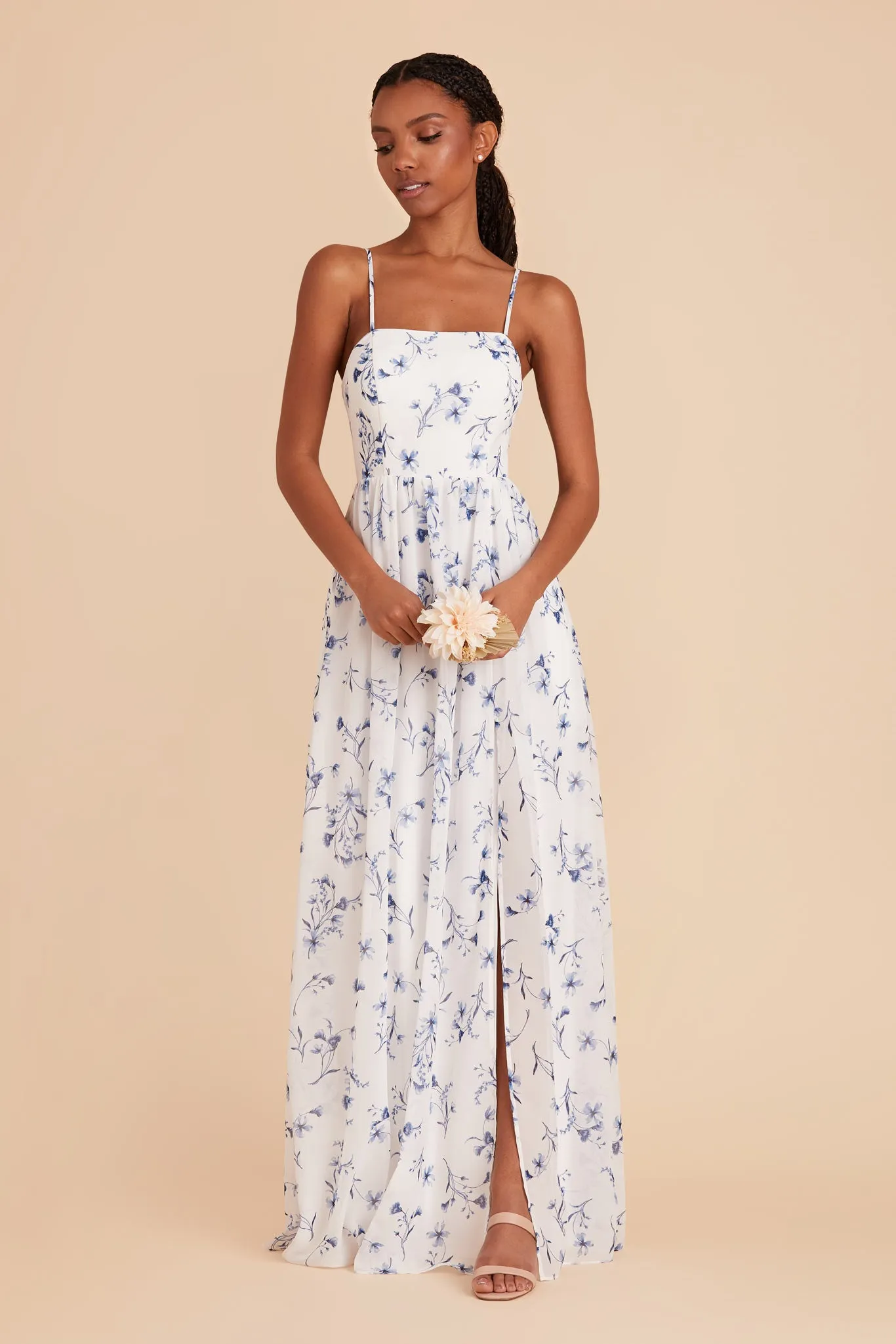 August Chiffon Dress - Blue Le Fleur sold by Birdy Grey product image thumbnail 4