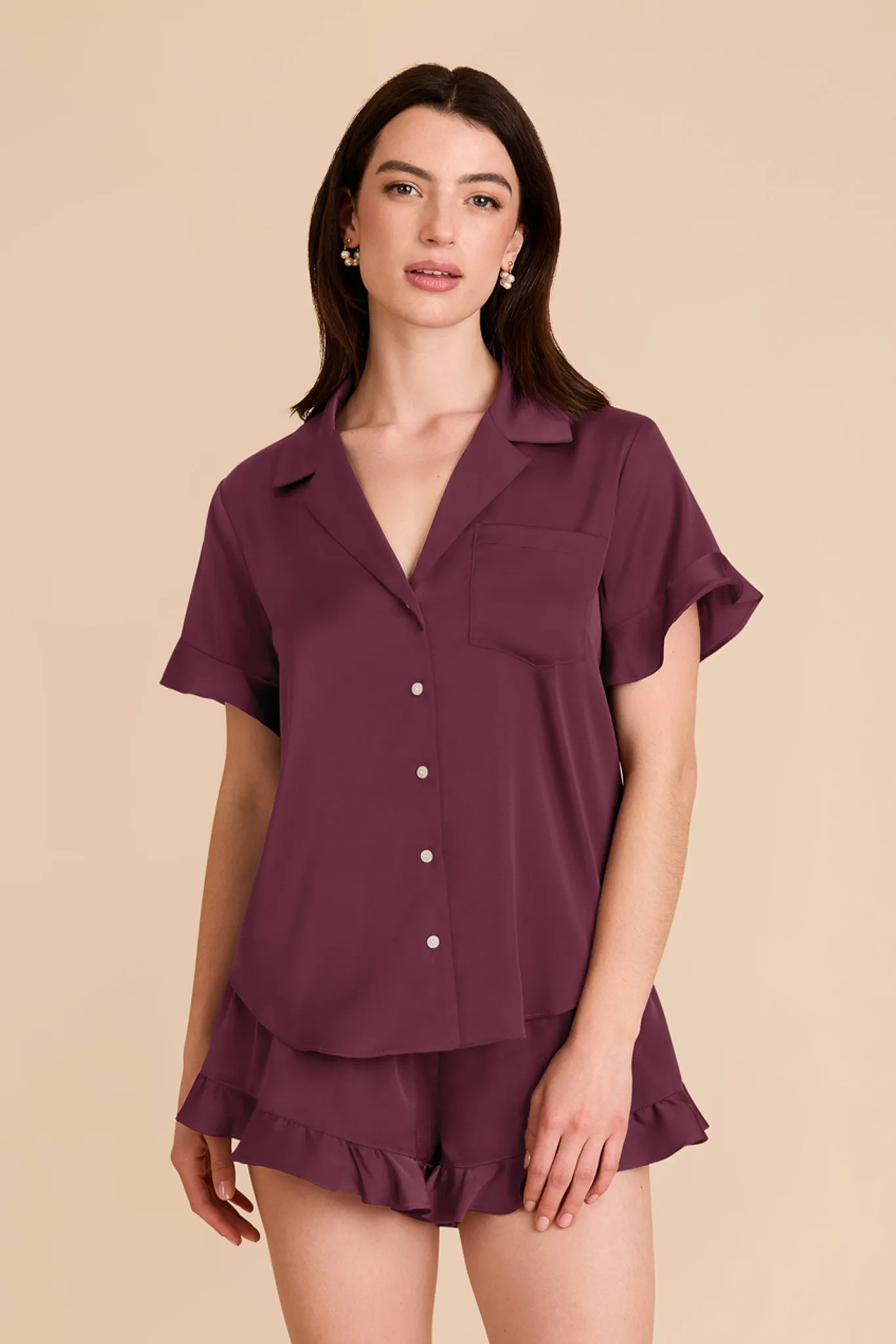 Esther Pajamas - Cabernet sold by Birdy Grey product image thumbnail 4