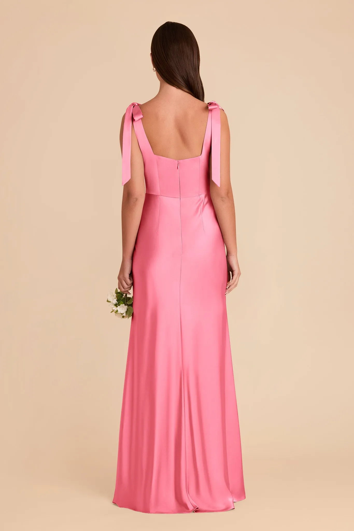 Alex Matte Satin Dress - Bon Bon Pink sold by Birdy Grey product image thumbnail 5