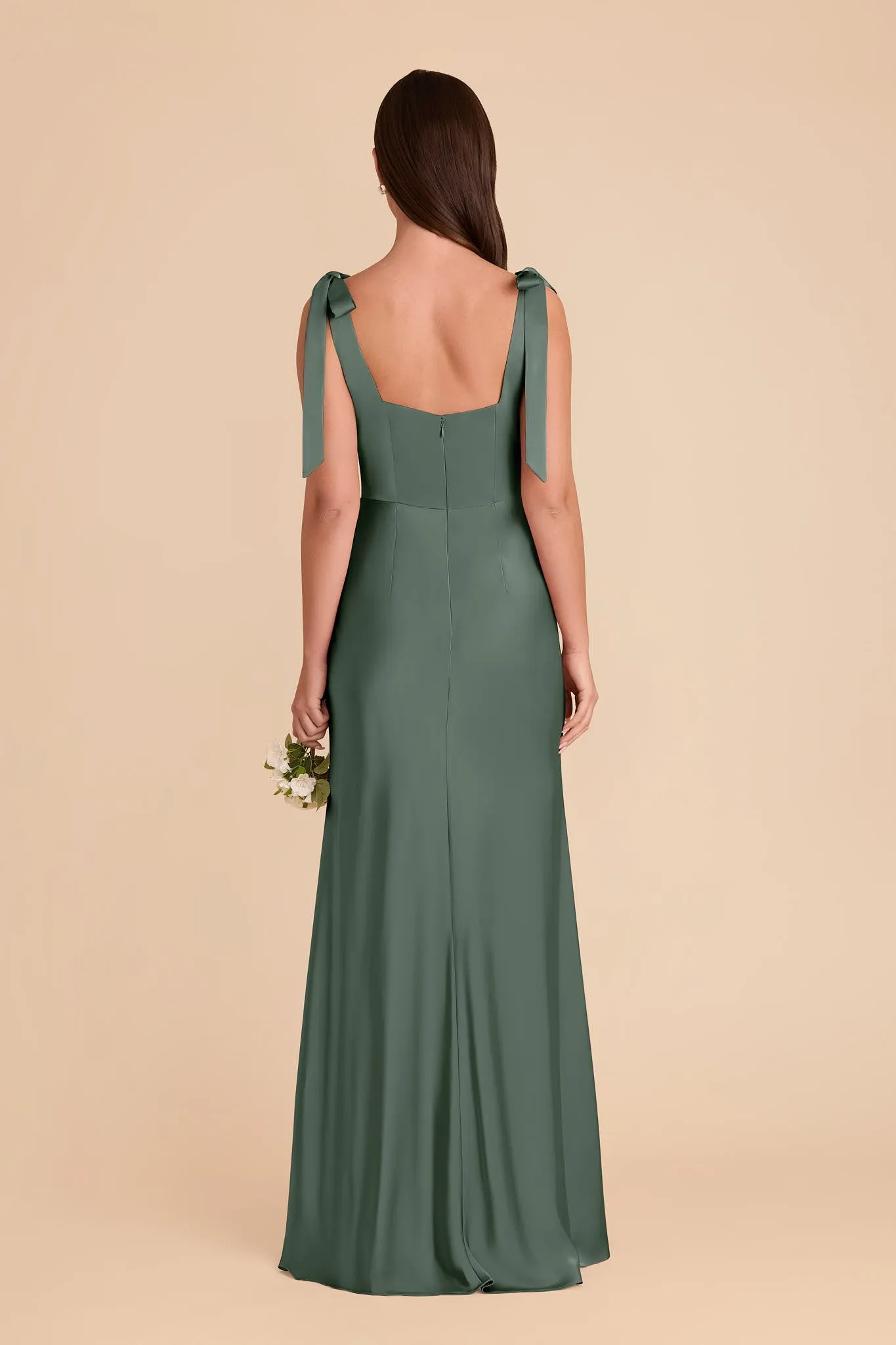 Alex Matte Satin Dress - Eucalyptus sold by Birdy Grey product image thumbnail 5