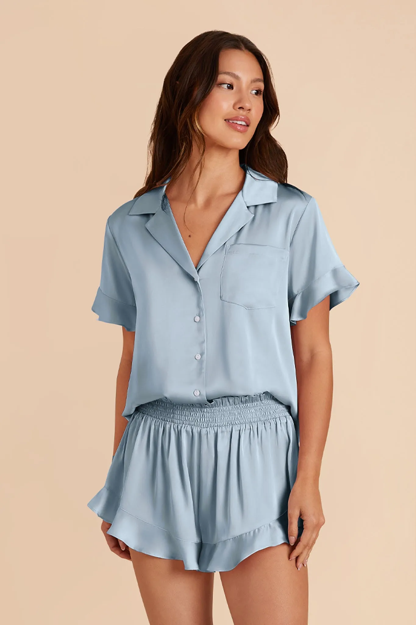 Esther Pajamas - Dusty Blue sold by Birdy Grey product image thumbnail 4