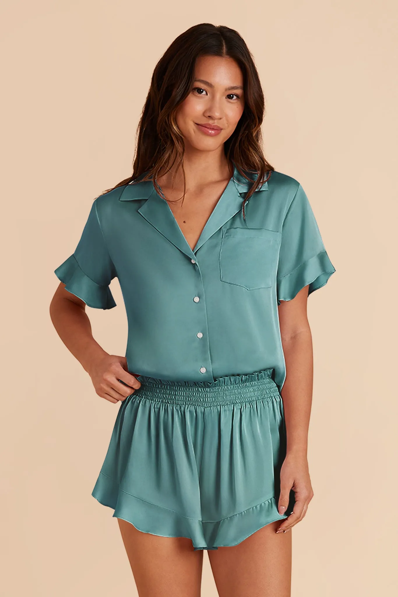 Esther Pajamas - Sea Glass sold by Birdy Grey product image thumbnail 4