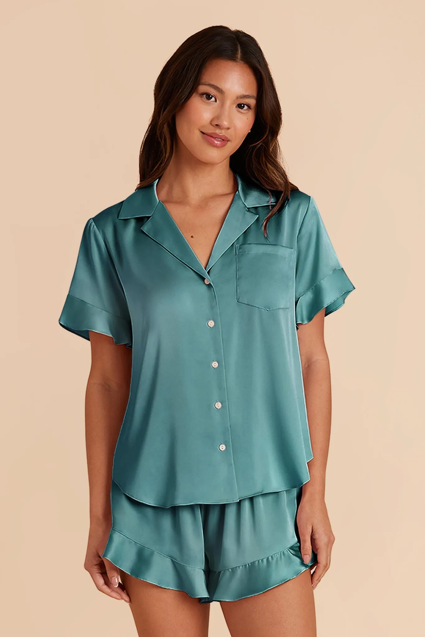 Esther Pajamas - Sea Glass sold by Birdy Grey