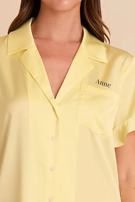 Esther Pajamas - Lemon Sorbet sold by Birdy Grey product image thumbnail 2