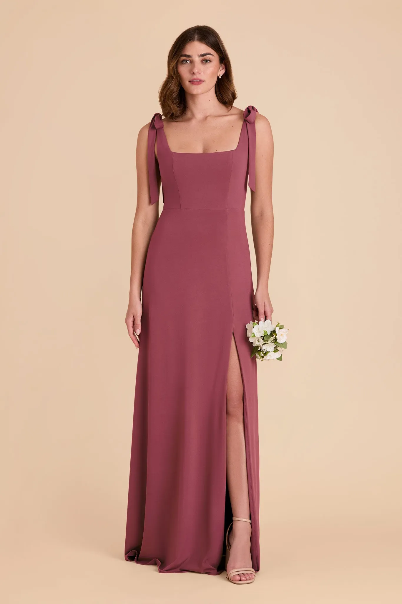 Alex Luxe Knit Dress - Rosewood sold by Birdy Grey product image thumbnail 3