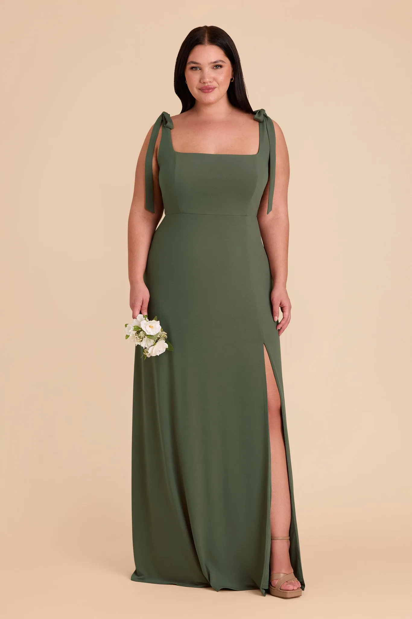 Alex Luxe Knit Dress - Olive sold by Birdy Grey product image thumbnail 2