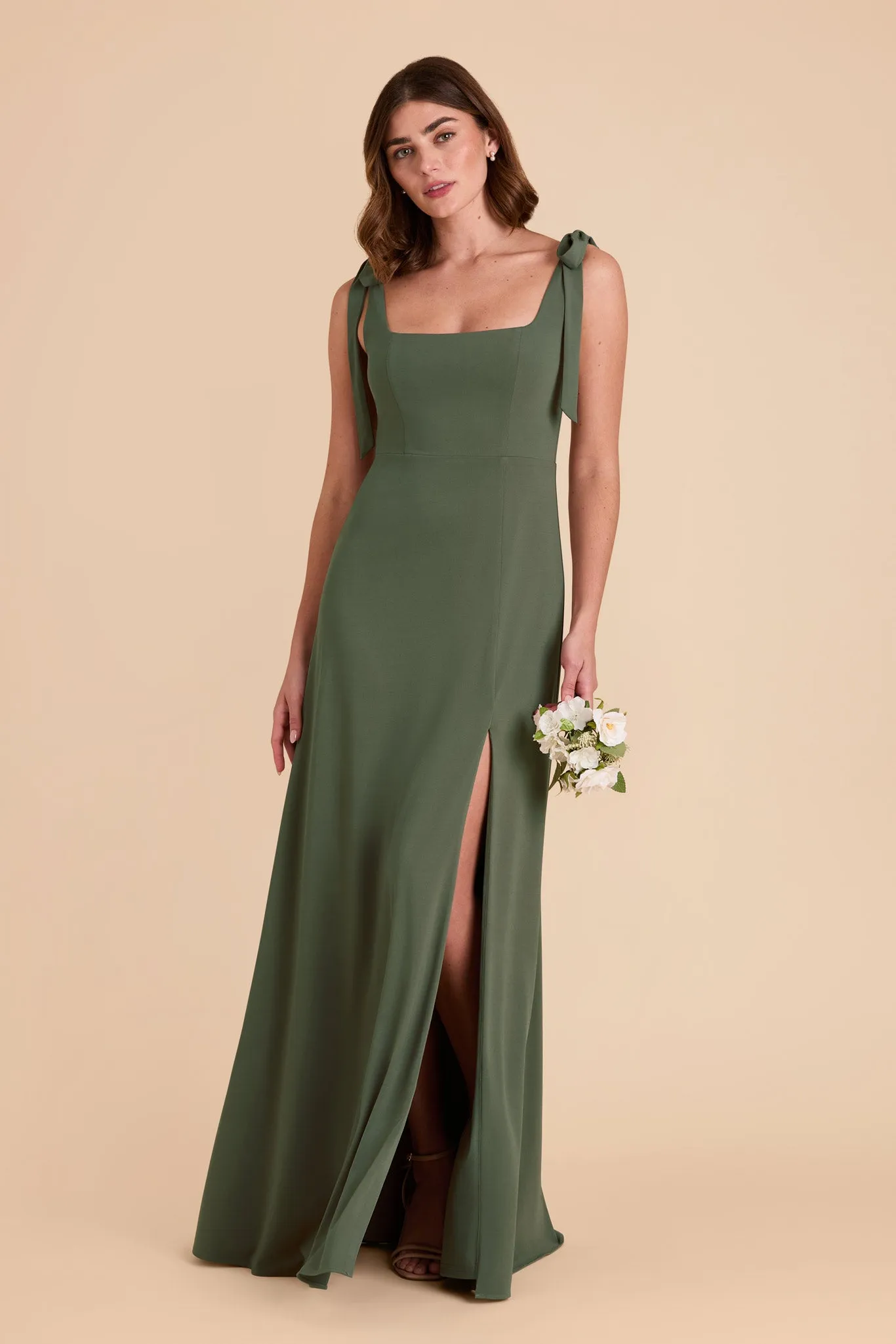 Alex Luxe Knit Dress - Olive sold by Birdy Grey product image thumbnail 5