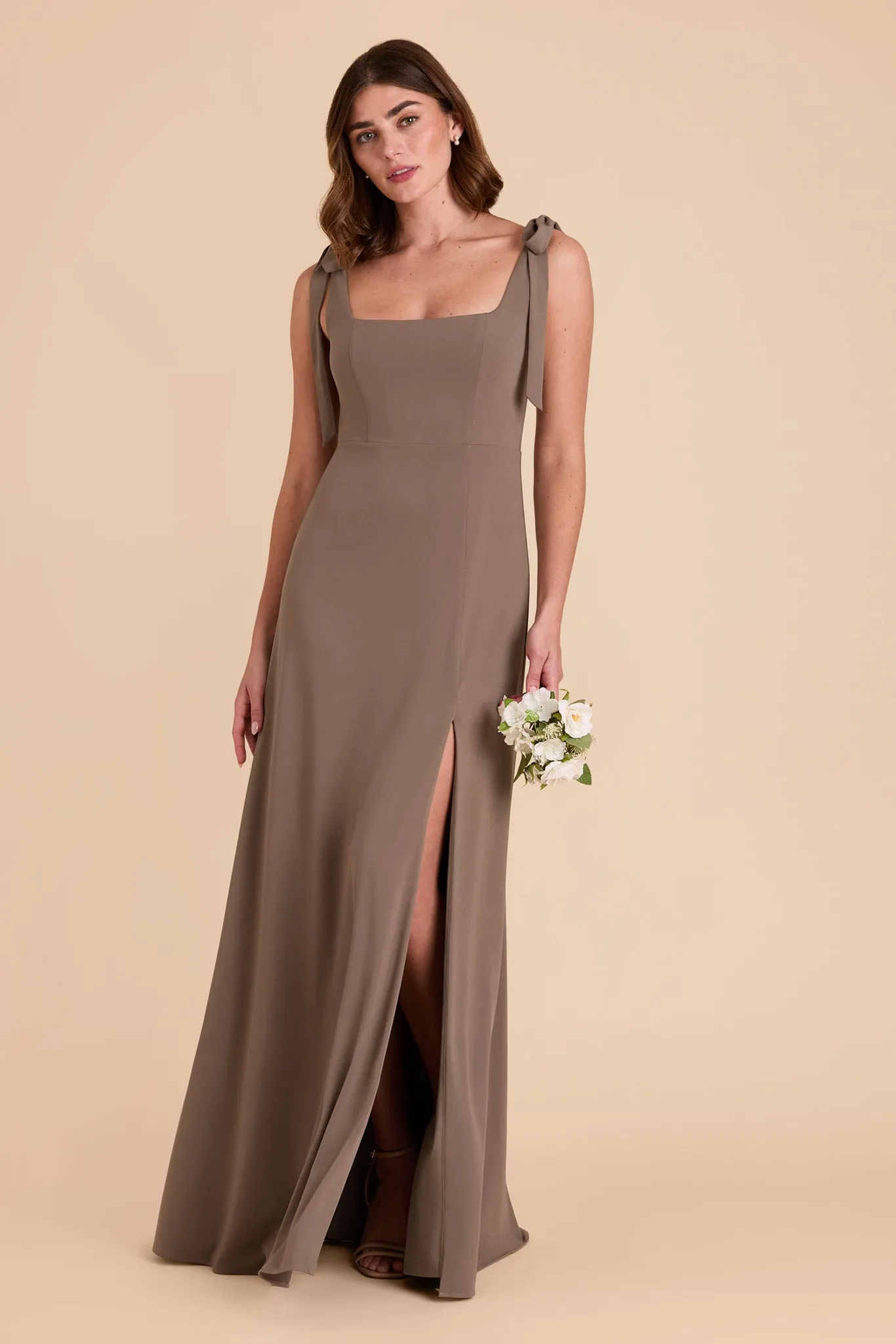 Alex Luxe Knit Dress - Mocha sold by Birdy Grey product image thumbnail 3