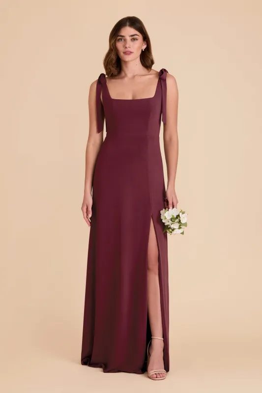 Alex Luxe Knit Dress - Cabernet sold by Birdy Grey