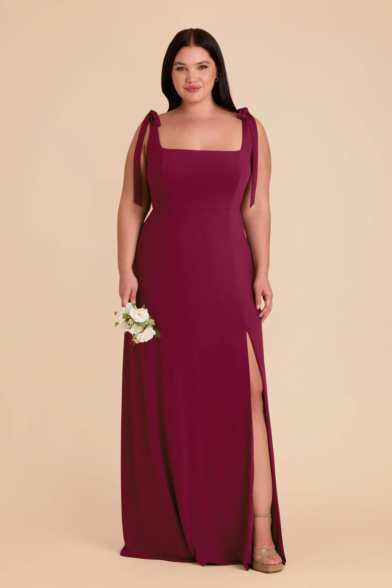 Alex Luxe Stretch Knit Dress - Berry sold by Birdy Grey product image thumbnail 2
