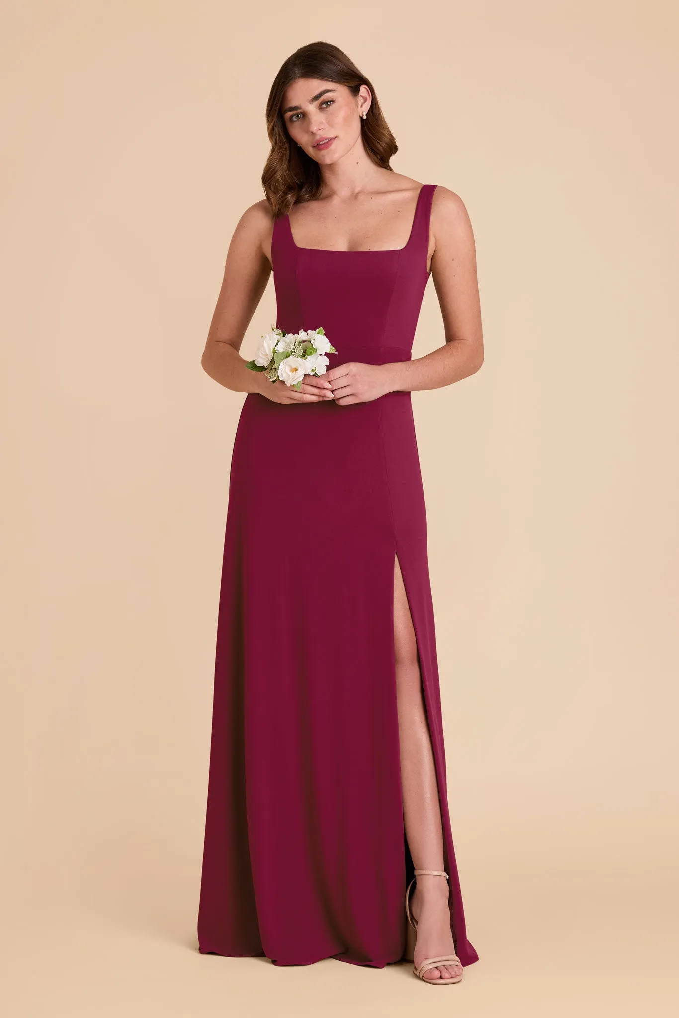 Alex Luxe Stretch Knit Dress - Berry sold by Birdy Grey product image thumbnail 4